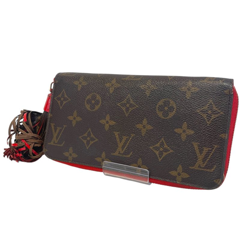 LOUIS VUITTON/Long Wallet/Monogram/Leather/BRW/