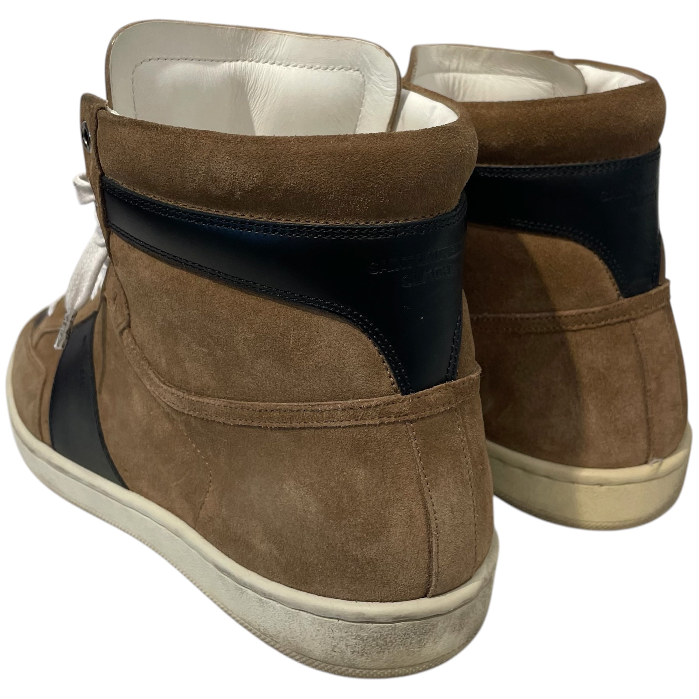 SAINT LAURENT/Hi-Sneakers/EU 39/Suede/BRW/BO 418026 view 2