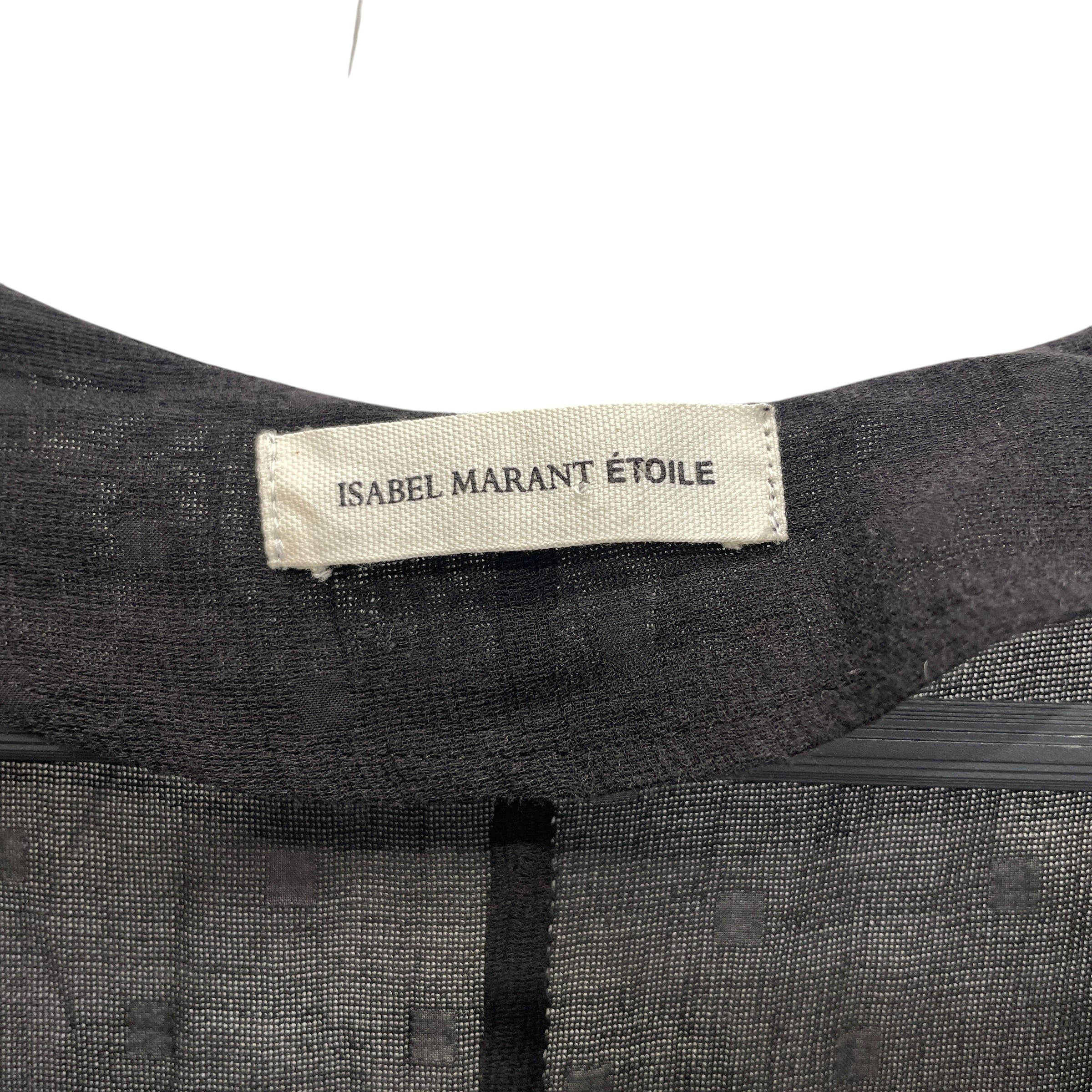 ISABEL MARANT ETOILE/Shirt Dress/42/Cotton/BLK/MAXI T SHIRT DRESS view 3