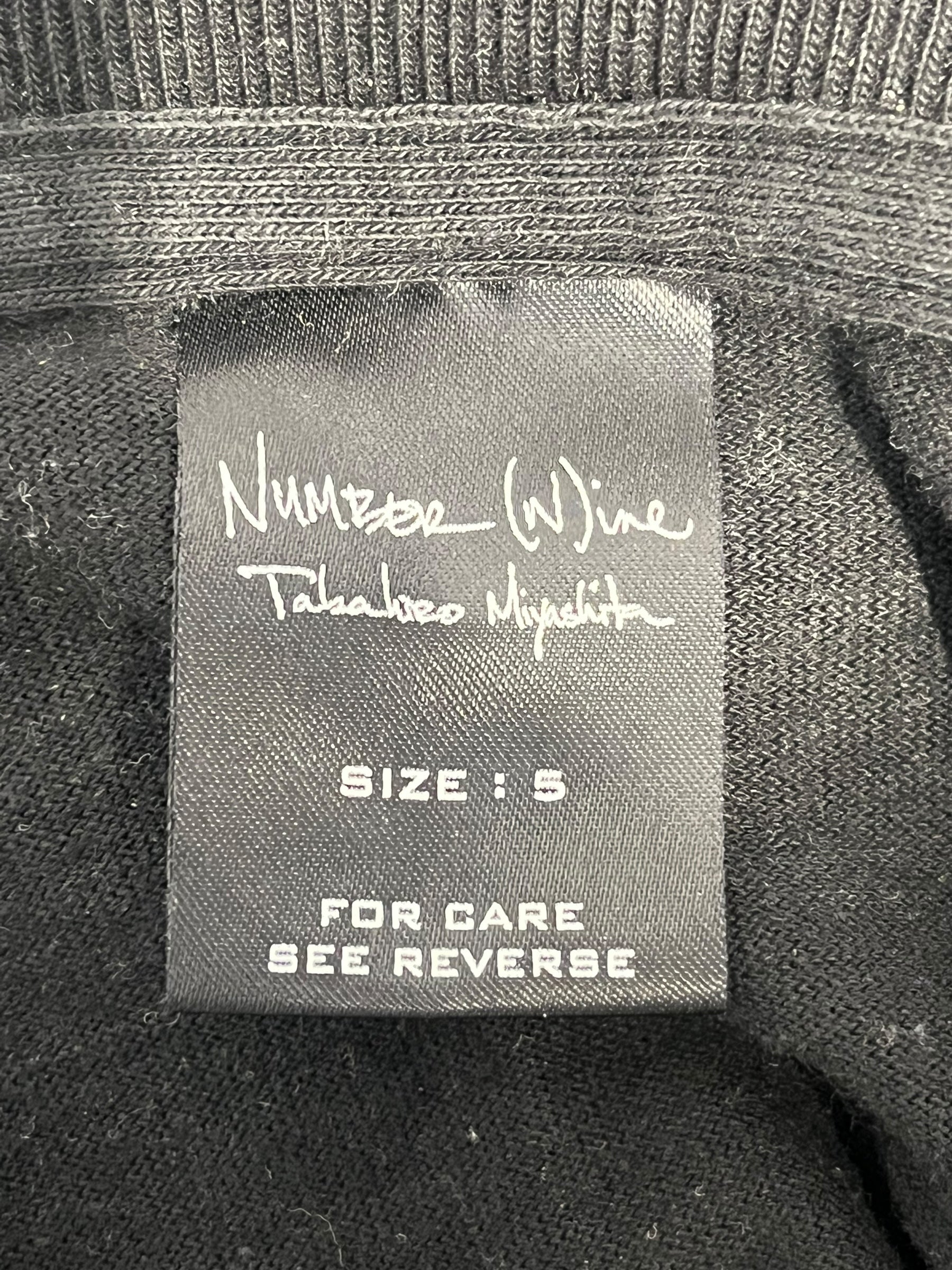NUMBER (N)INE/T-Shirt/5/Cotton/BLK/CRYING ANGEL-357933495 view 4