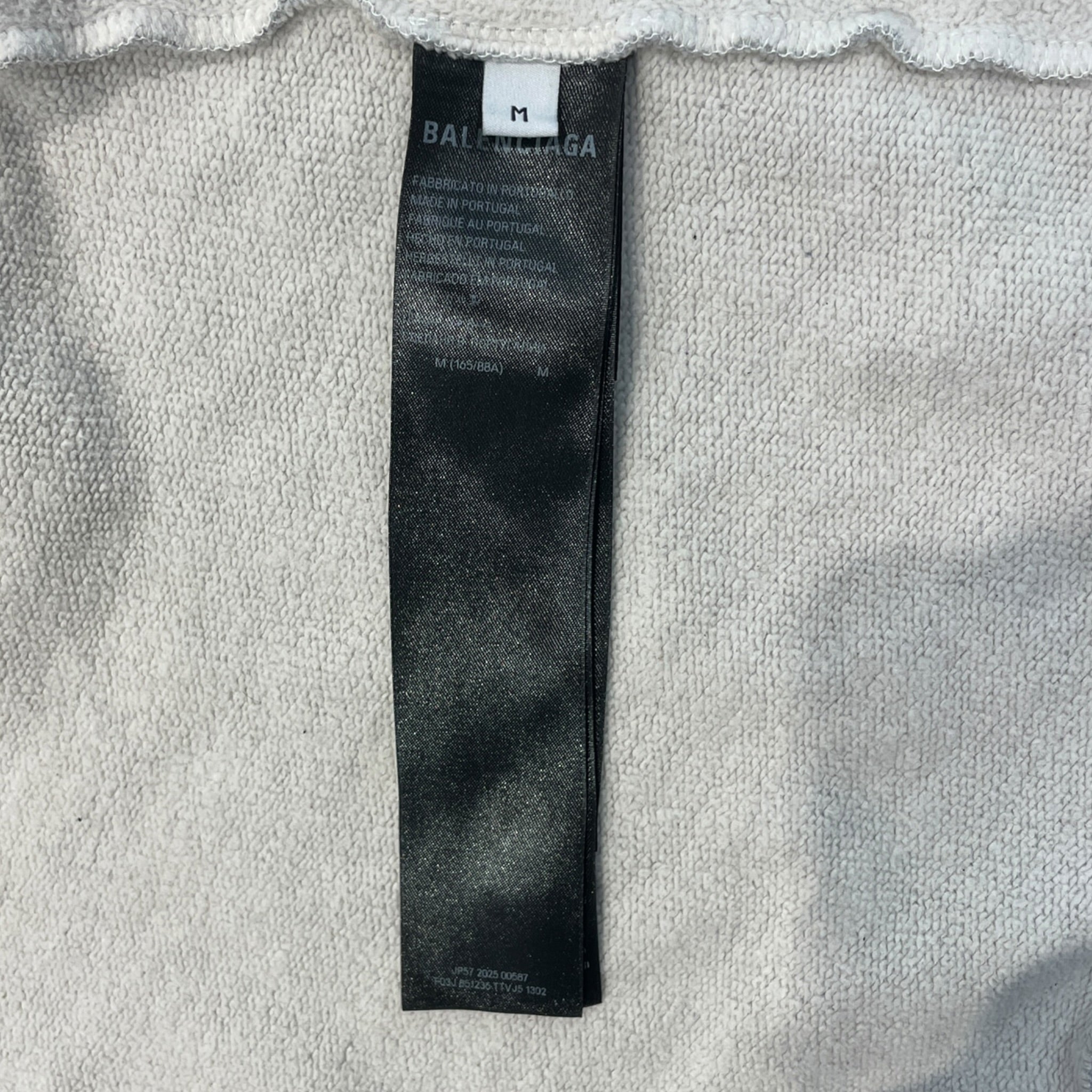 BALENCIAGA/Zip Up Hoodie/M/Cotton/GRY/BRITTANY SPEARS view 3