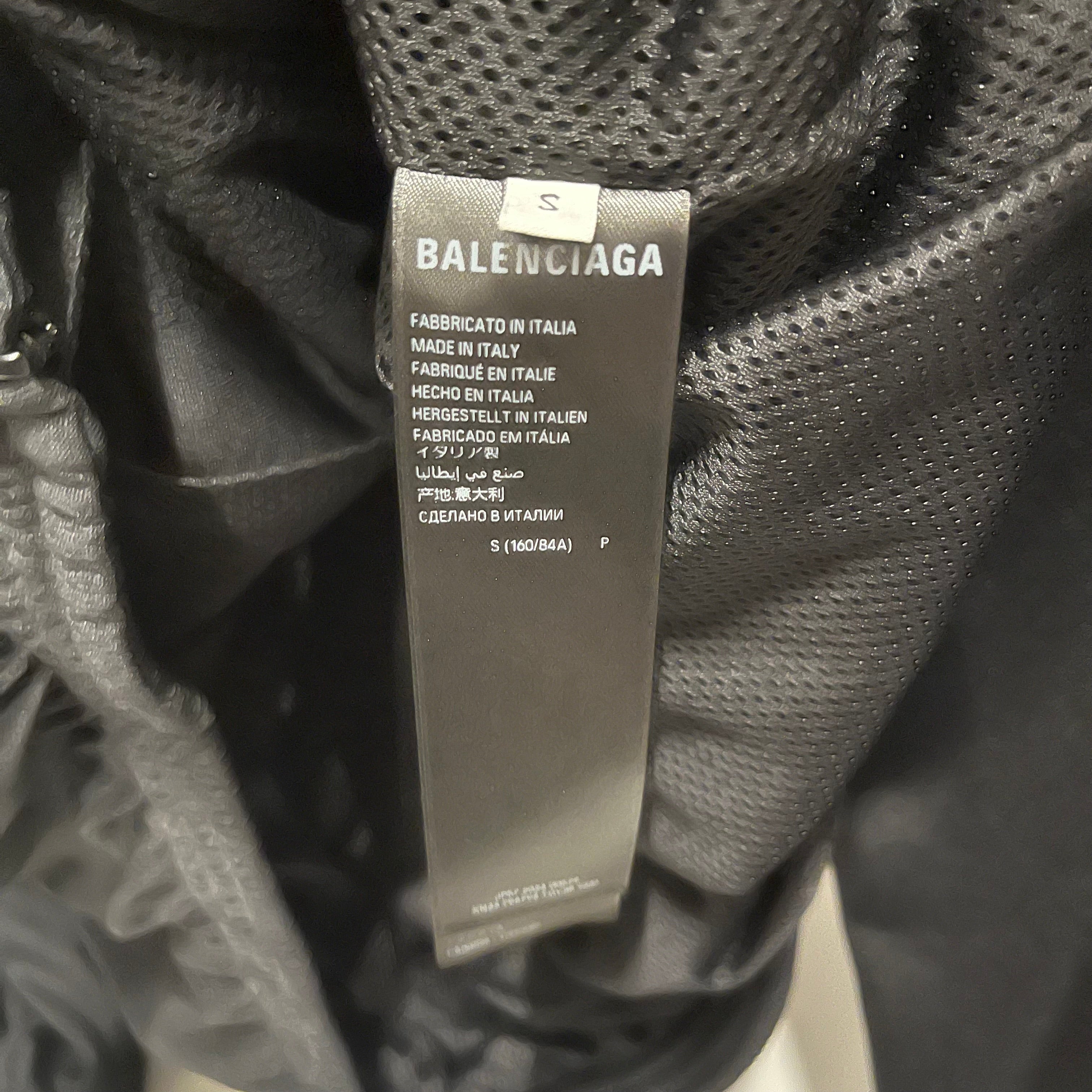 BALENCIAGA/Jacket/S/Cotton/BLK/flame mesh view 4