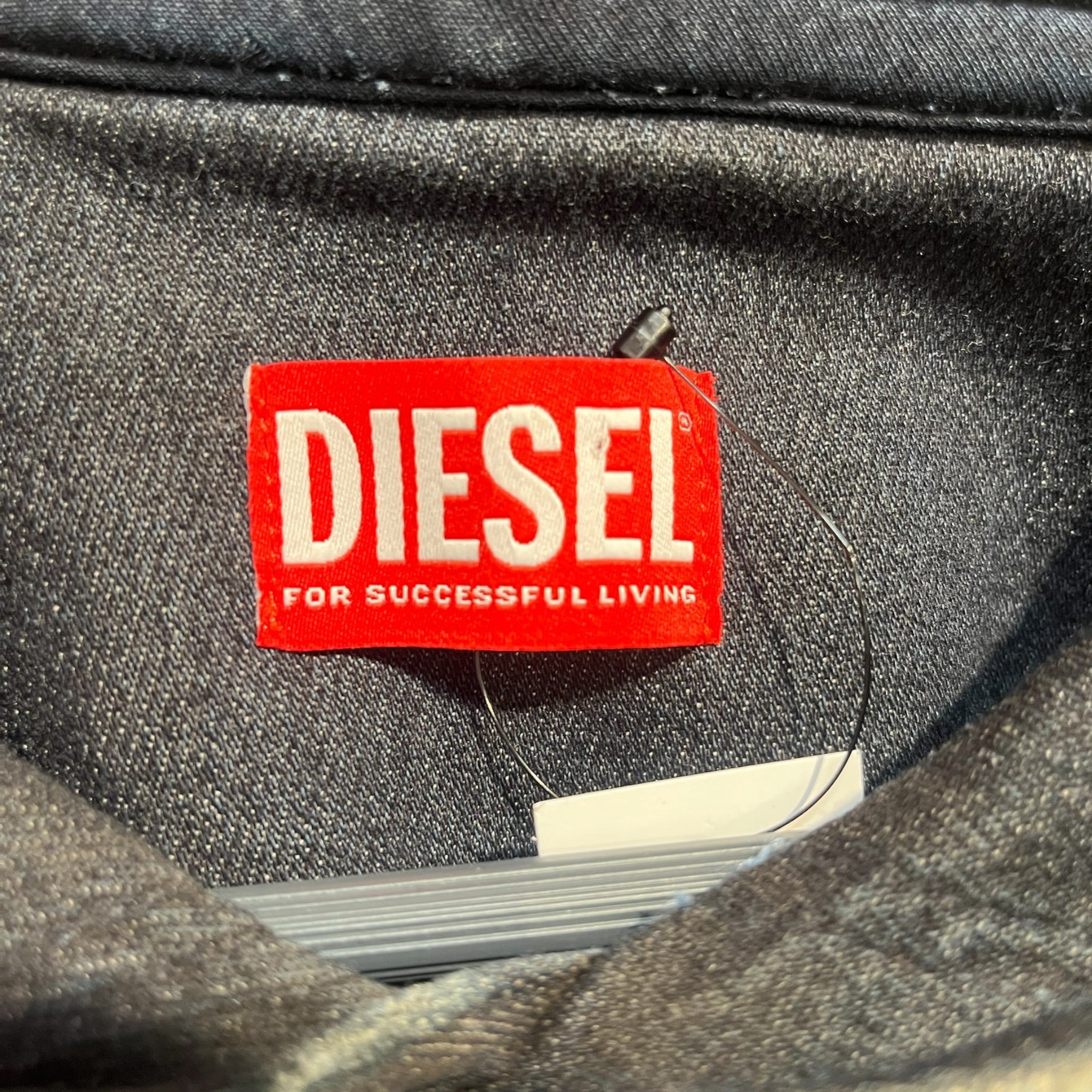 DIESEL/Hoodie/L/Cotton/BLU/Oversize/MUD WASH-OVERDYED view 6