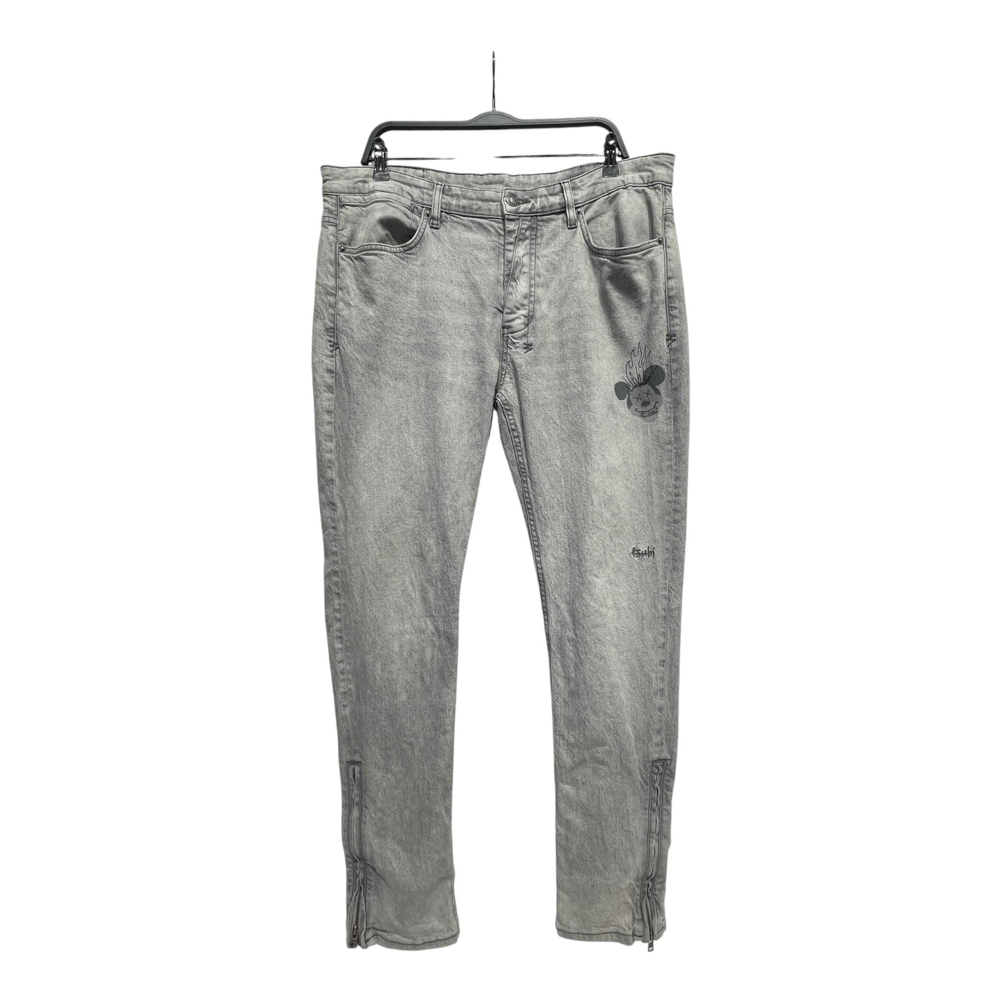 ksubi/Skinny Pants/38/Cotton/GRY/VAN WINKLE PLUTO CHAMBER view 1