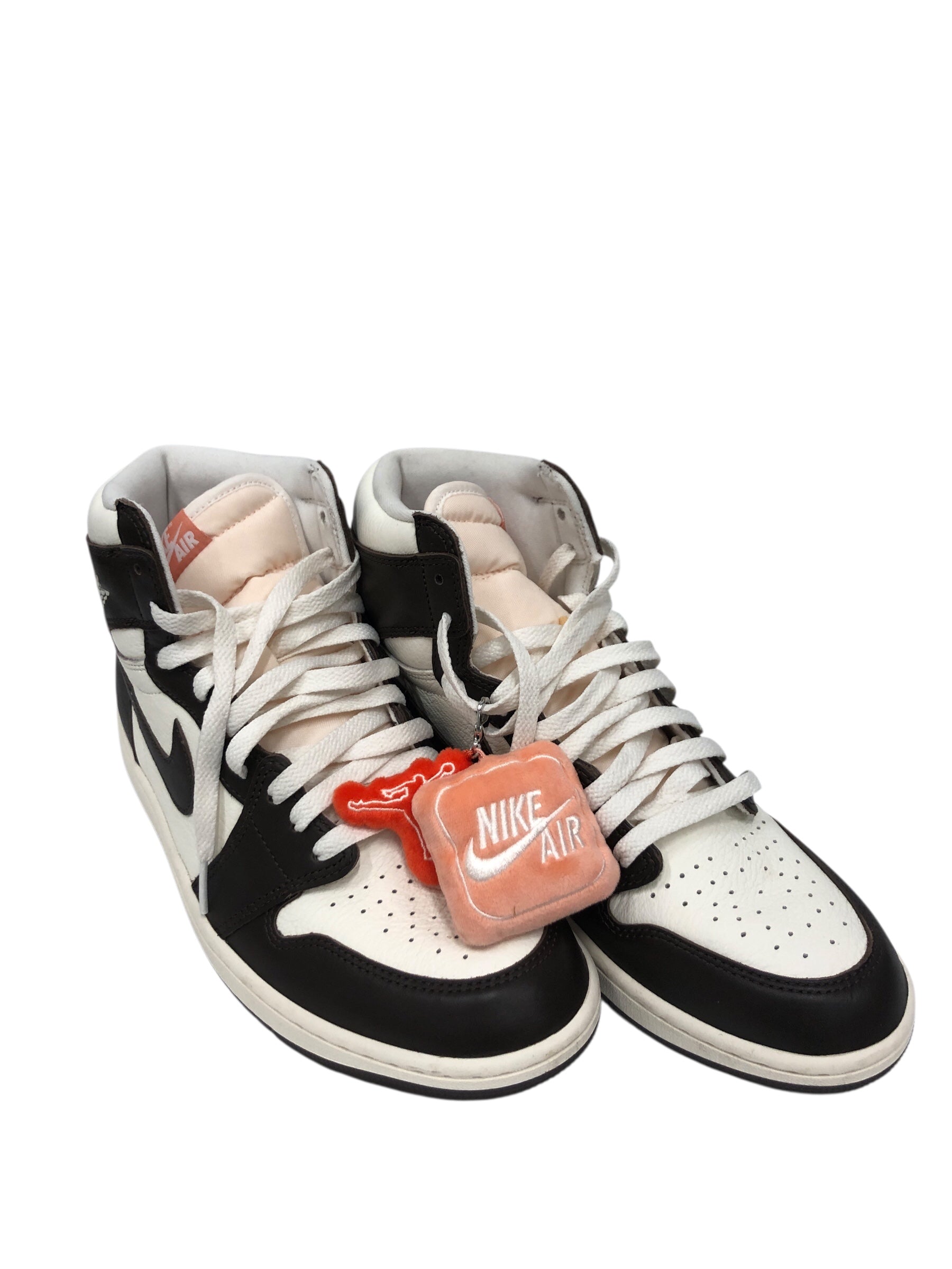 NIKE/Hi-Sneakers/US 10.5/Leather/BRW/Jordan 1 Retro High OG view 1
