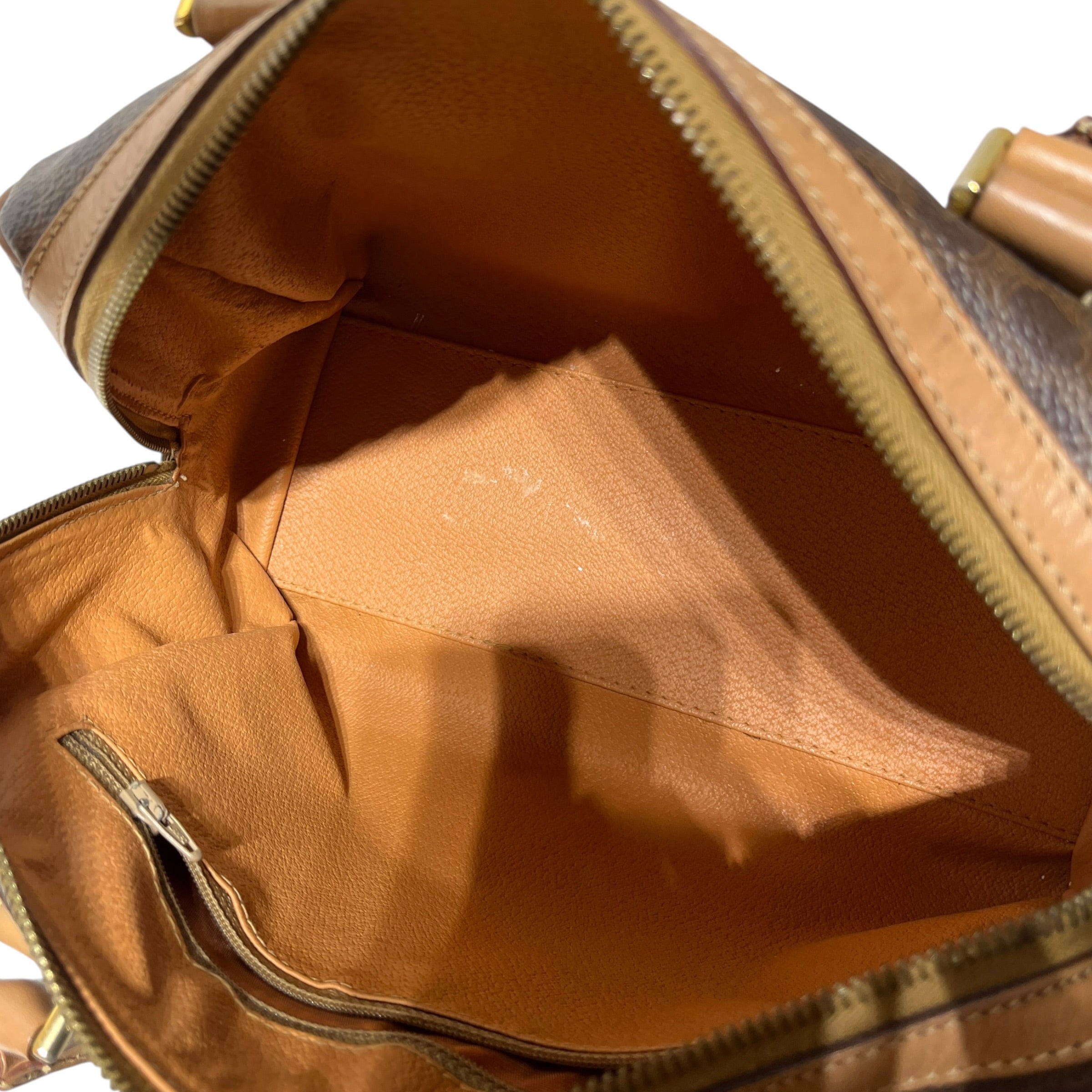 CELINE/Boston Bag/Monogram/Leather/BRW/Macadam Mini Boston view 4
