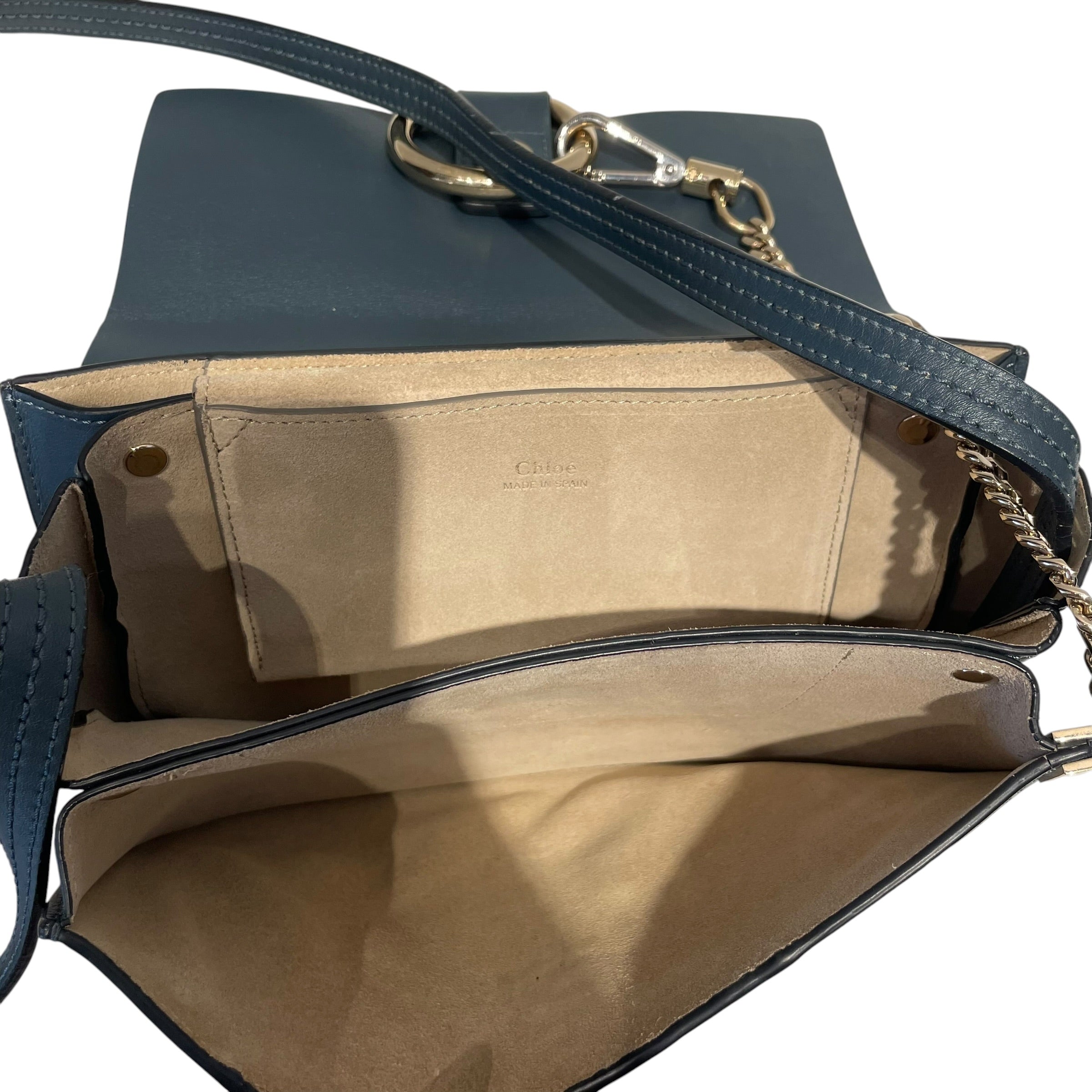 Chloe/Hand Bag/Suede/GRY/SMall Suede Shoulder Bag view 4