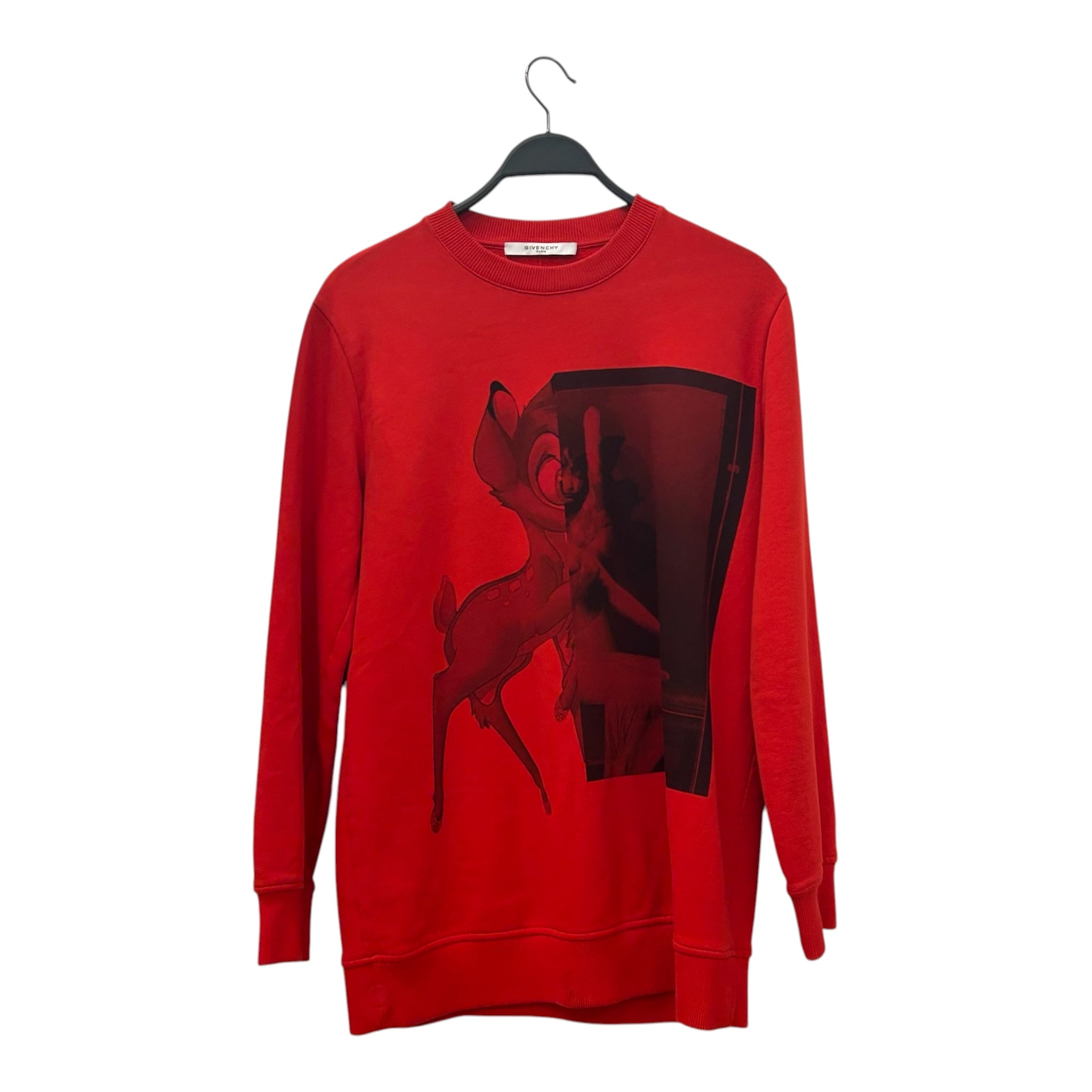 GIVENCHY/Sweatshirt/S/Graphic/Cotton/RED/BAMBI view 1