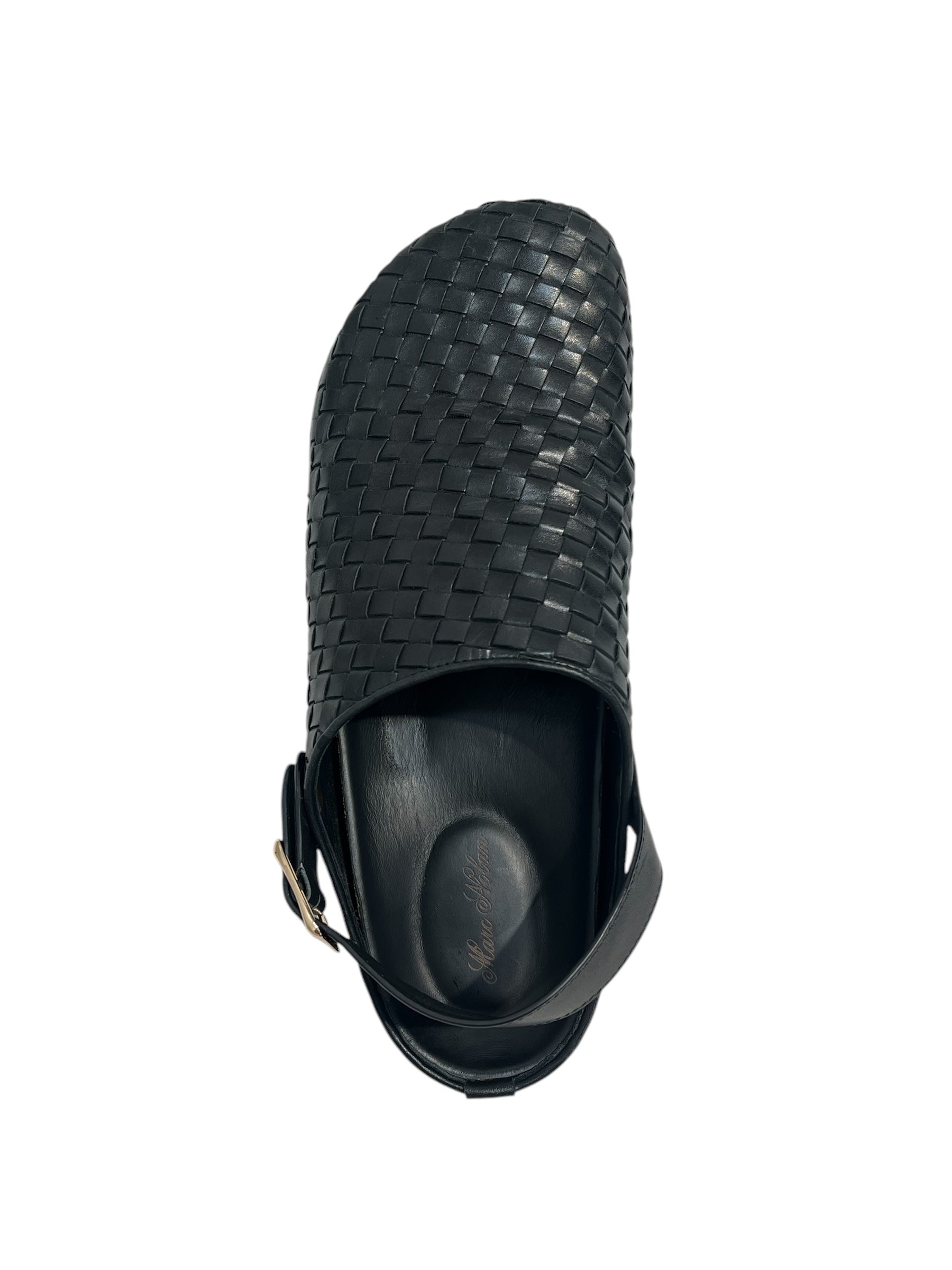 MARC NOLAN /Sandals/Leather/BLK/LEATHER WOVEN SANDALS view 3