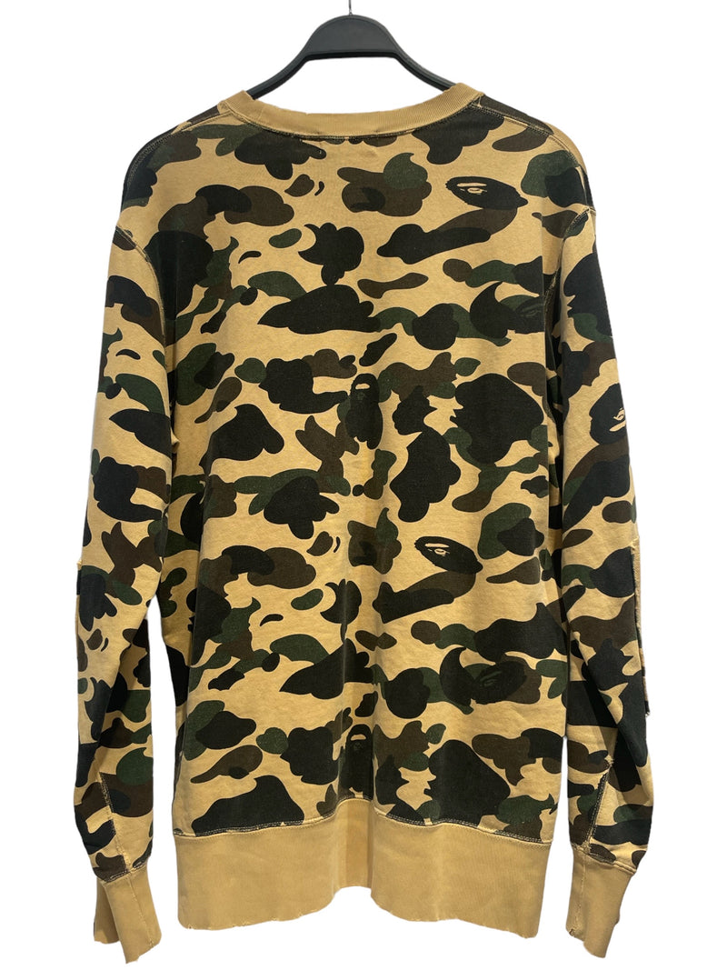 BAPE/Sweater/XL/Camouflage/Cotton/BEG/Oversize/