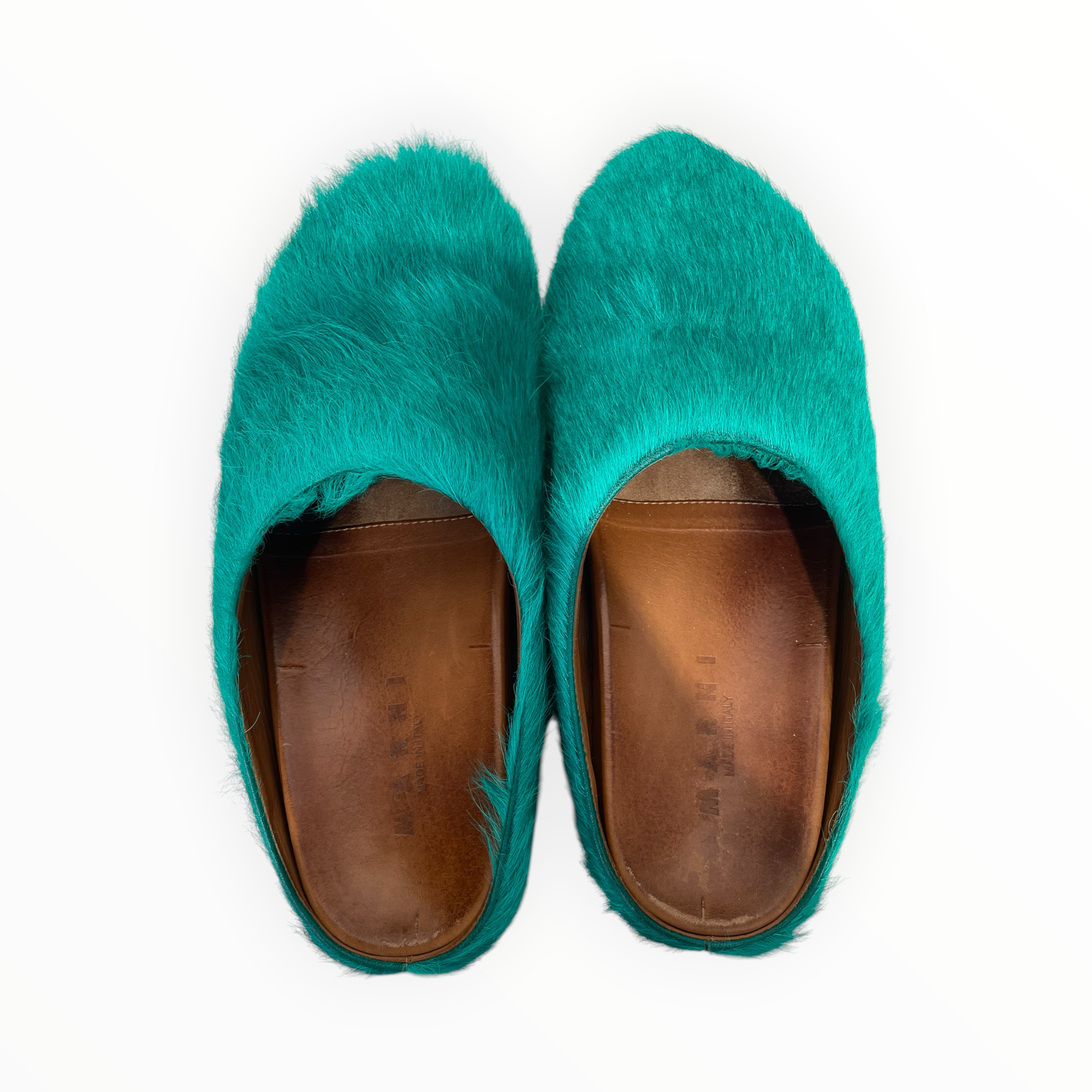 MARNI/Shoes/EU 43/Fake Fur/GRN/fussbett view 3