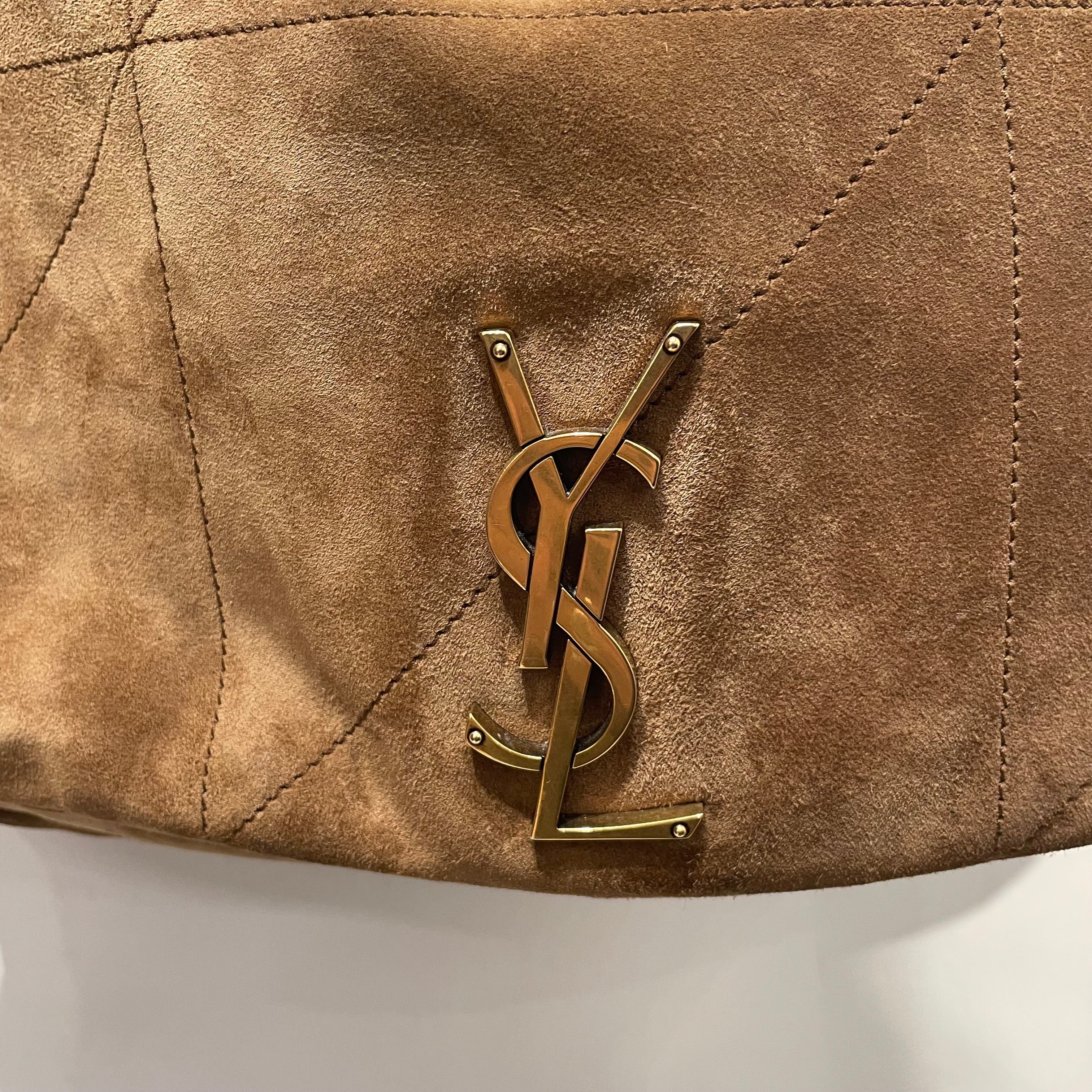 YVES SAINT LAURENT/Hand Bag/Suede/CML/jamie bag view 3