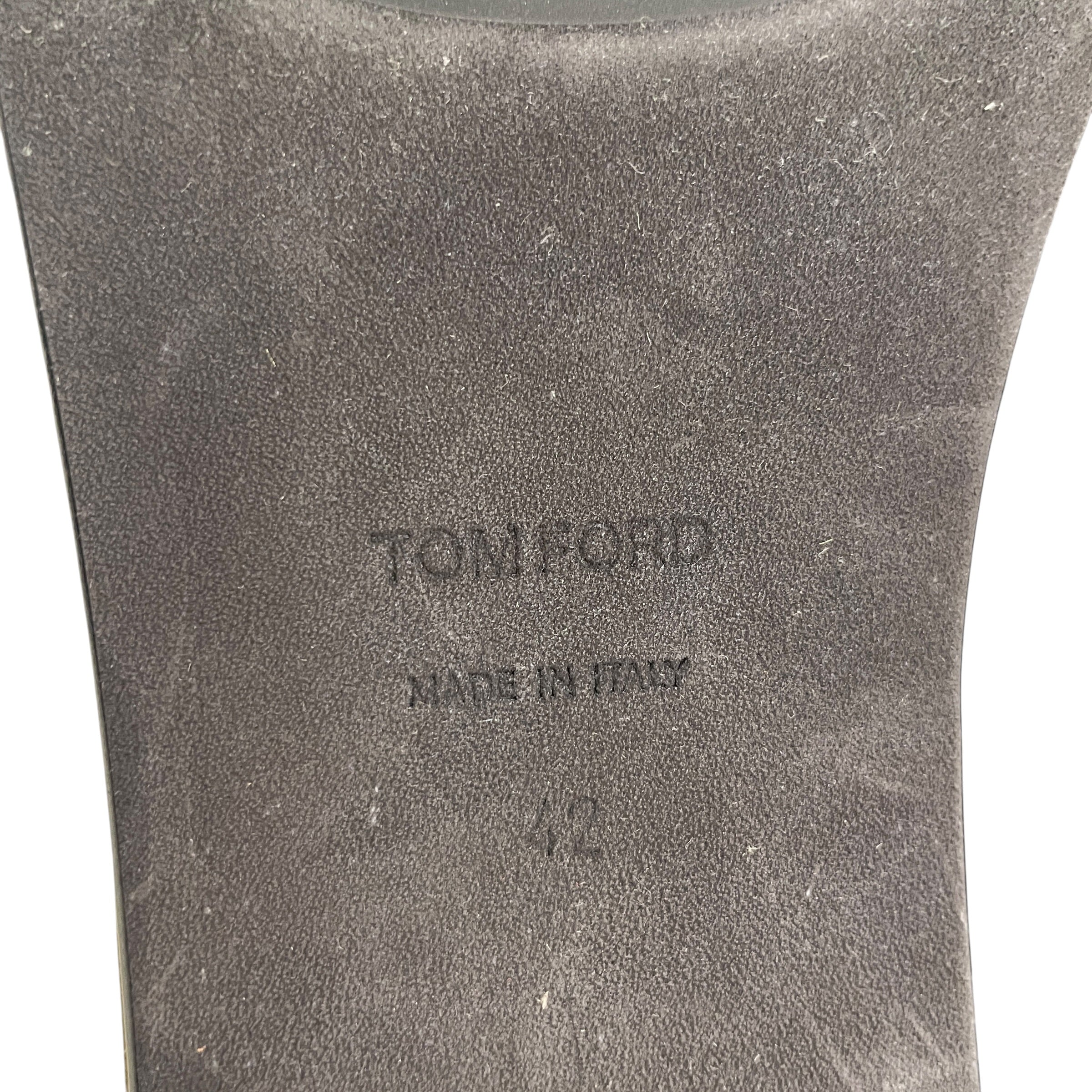 TOM FORD/Loafers/EU 42/Leather/GRN/MUSTARD VELVET view 6