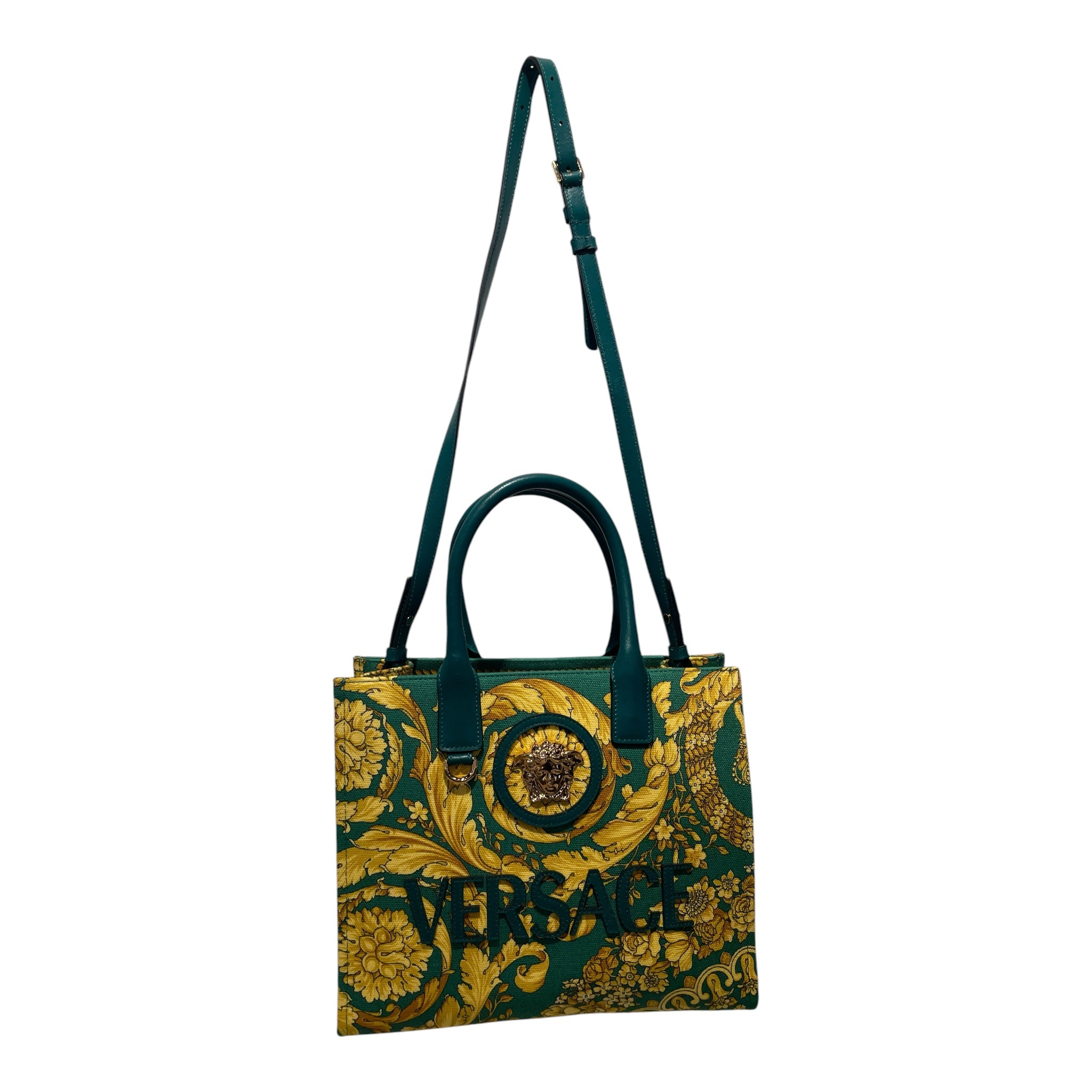 VERSACE/Tote Bag/Floral Pattern/Cotton/MLT/ view 1