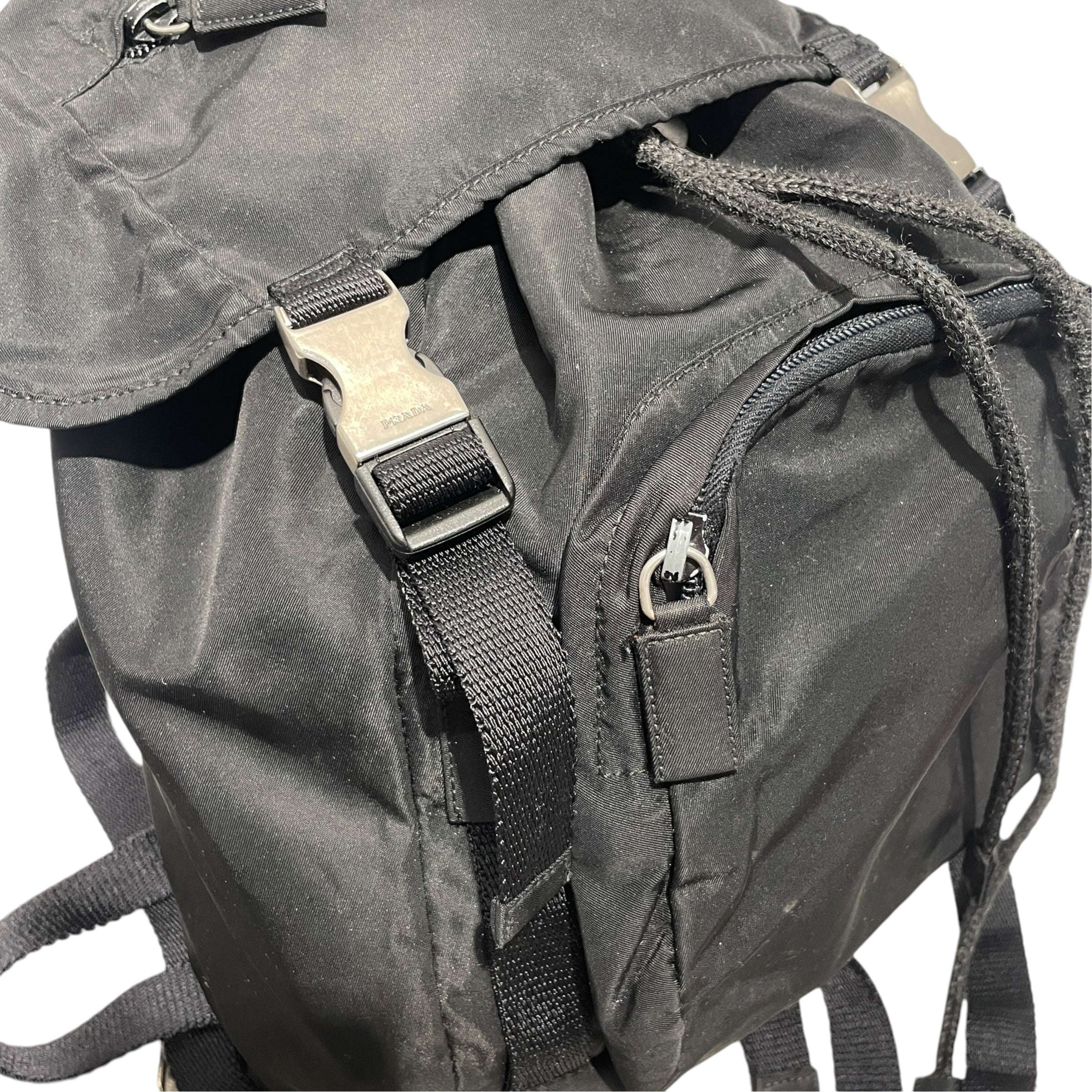 PRADA/Backpack/Nylon/BLK/tessuto bag view 6
