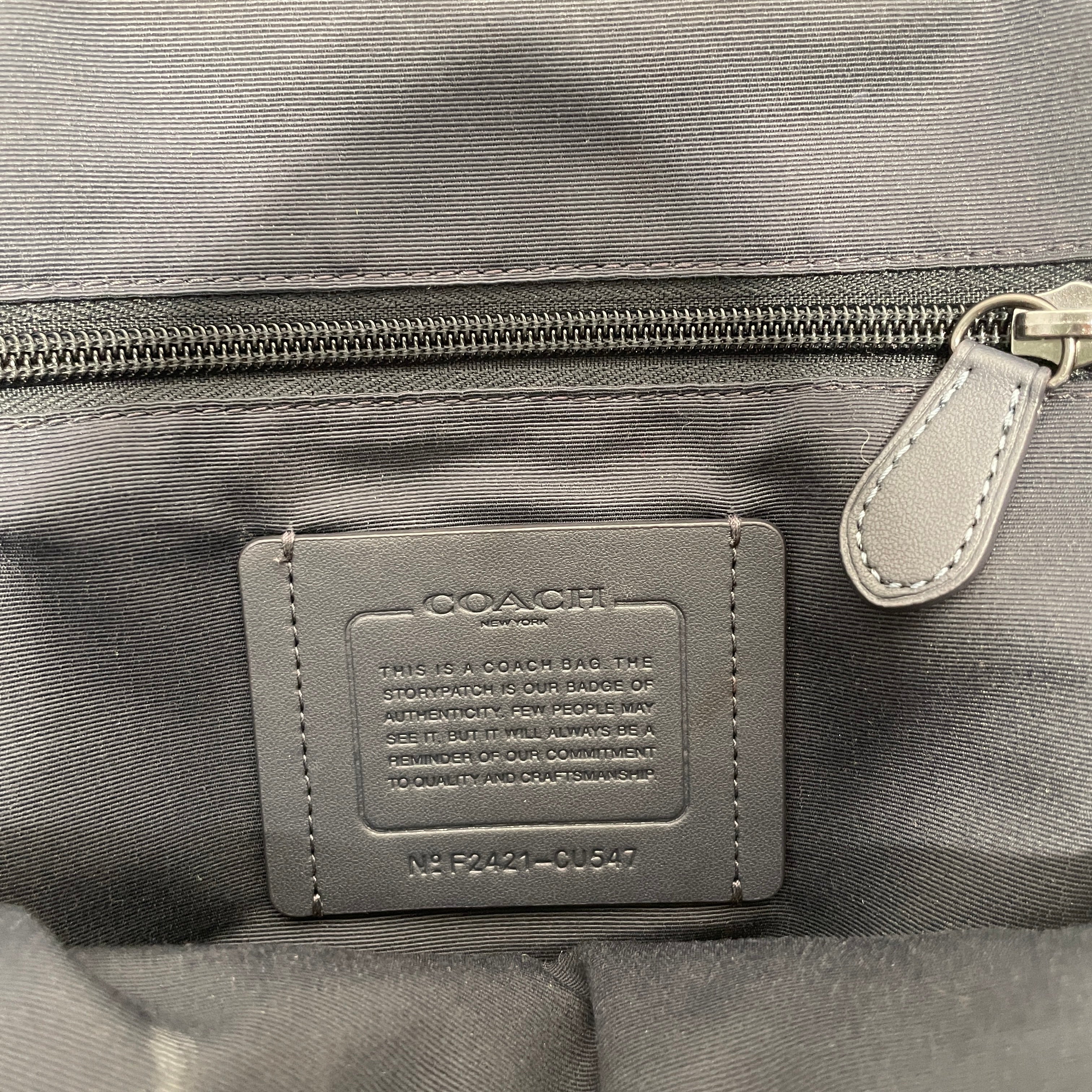 COACH/Cross Body Bag/Leather/BLK/ethan pack view 3