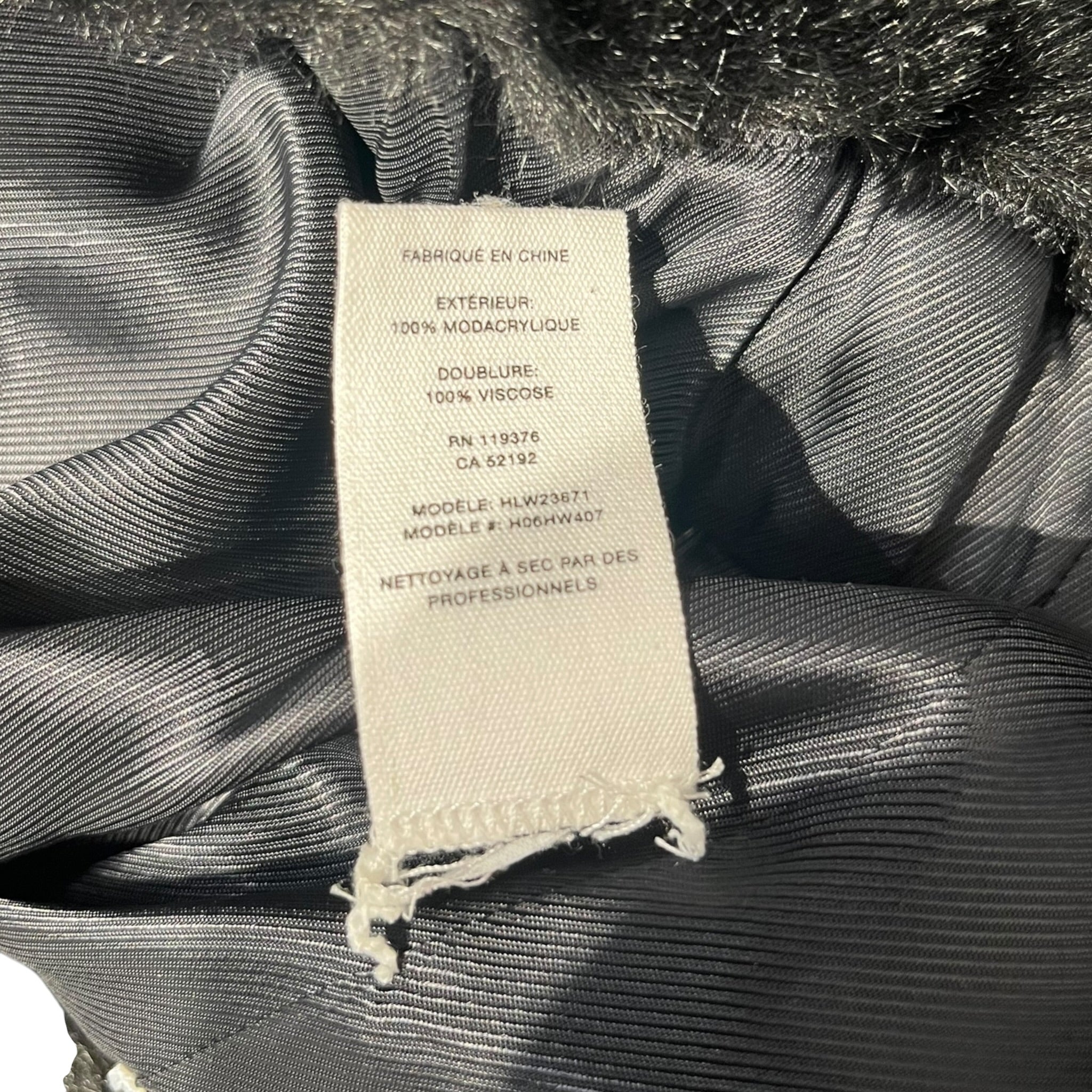 Helmut Lang/Jacket/L/Acrylic/BLK/style #:H06HW407 view 5