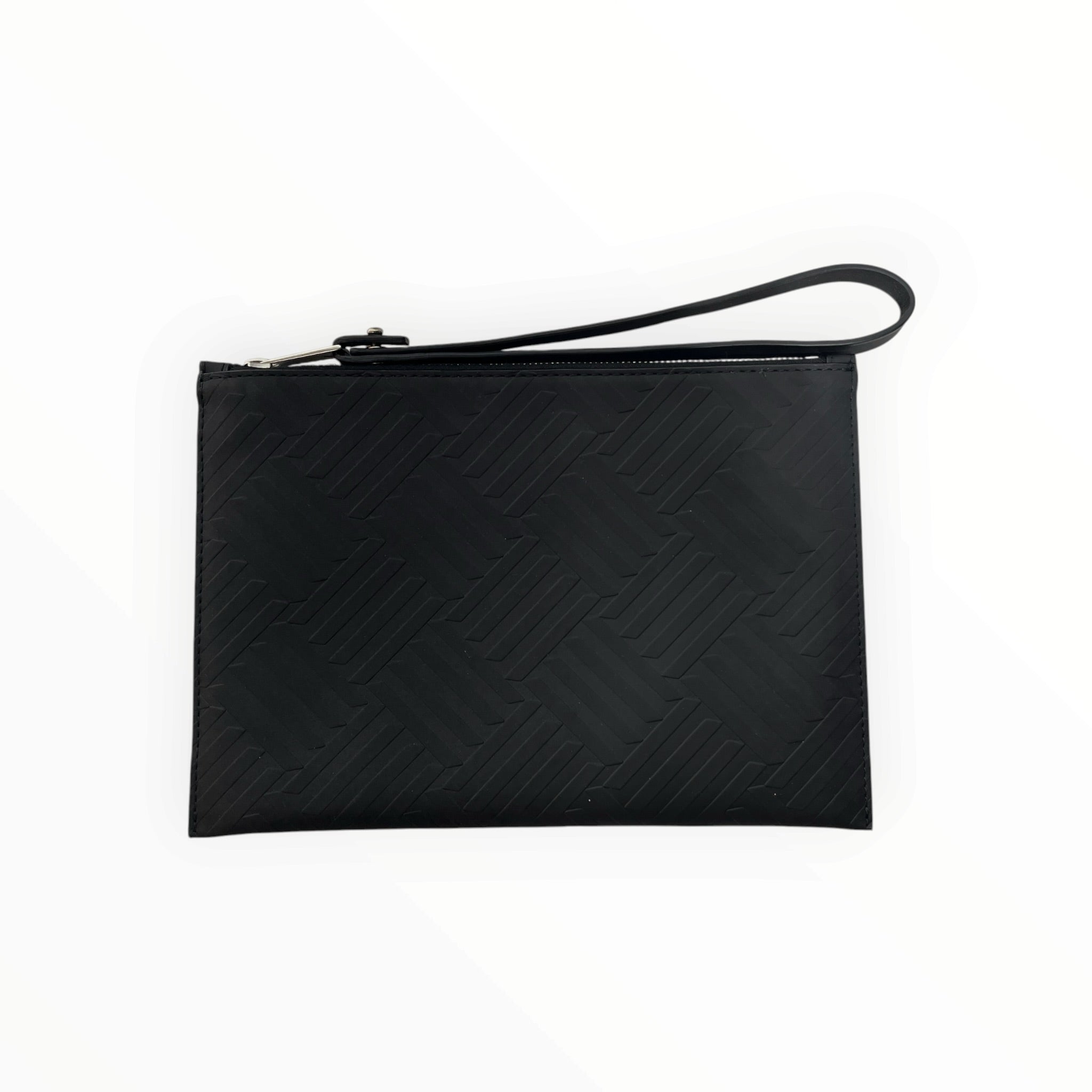 BOTTEGA VENETA/Hand Bag/Leather/BLK/INTRECCIATO HAND STRAP CLUTCH view 2