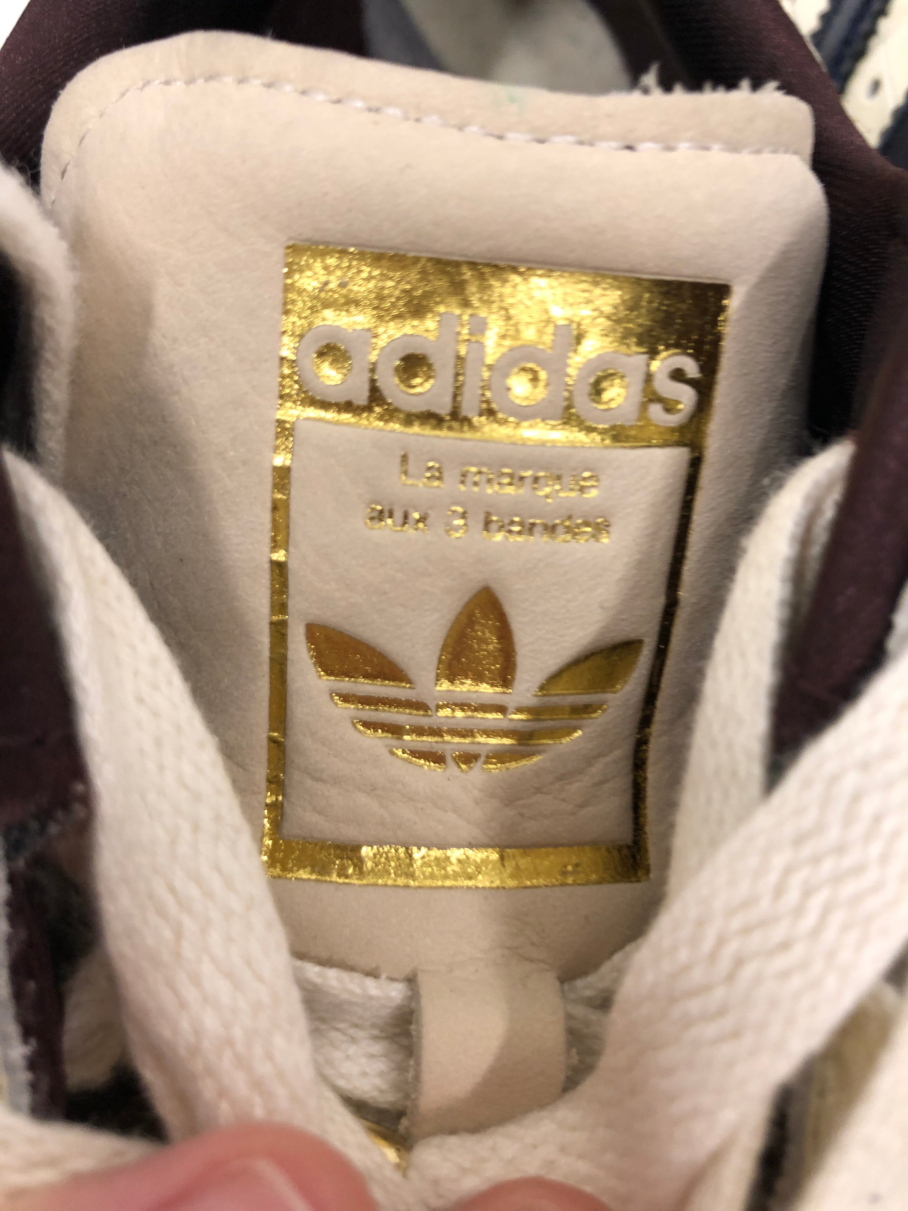 adidas/Low-Sneakers/US 9.5/Stripe/WHT/U-Tip/Wales Bonner Superstar view 4