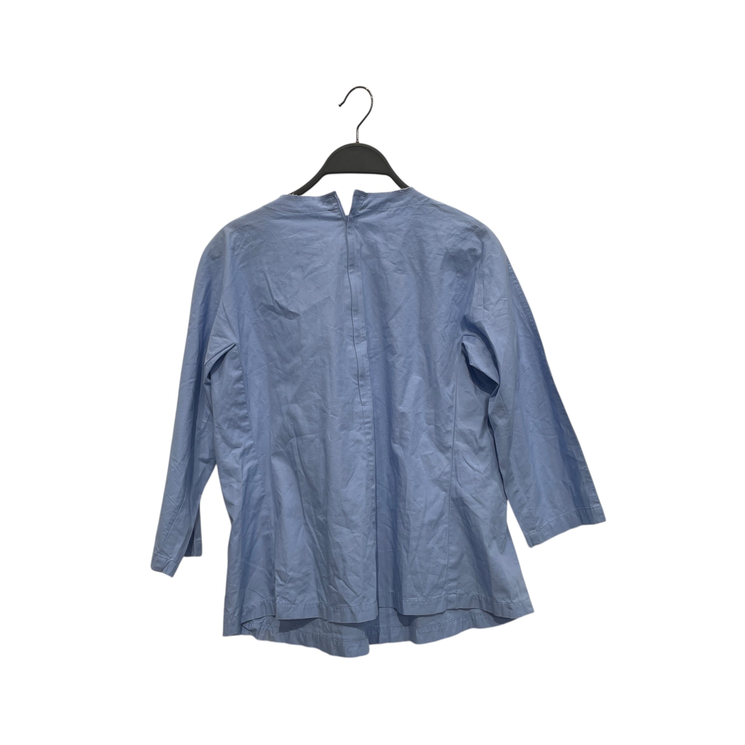 COMME des GARCONS COMME des GARCONS/Blouse/XS/Cotton/BLU/FLOWER COLLAR view 2