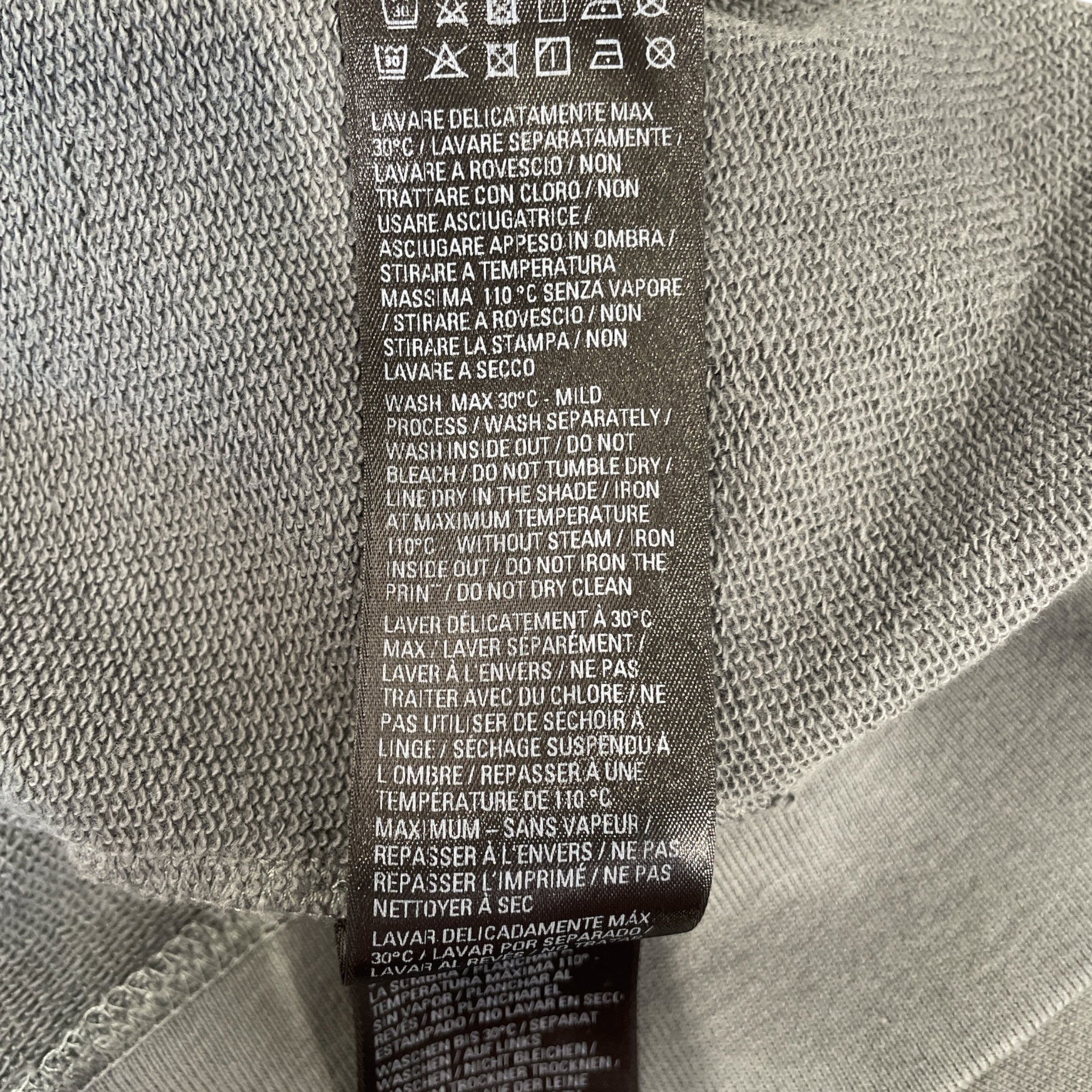 BALENCIAGA/Hoodie/2/Cotton/GRN/2022 REVERSE LOGO view 3