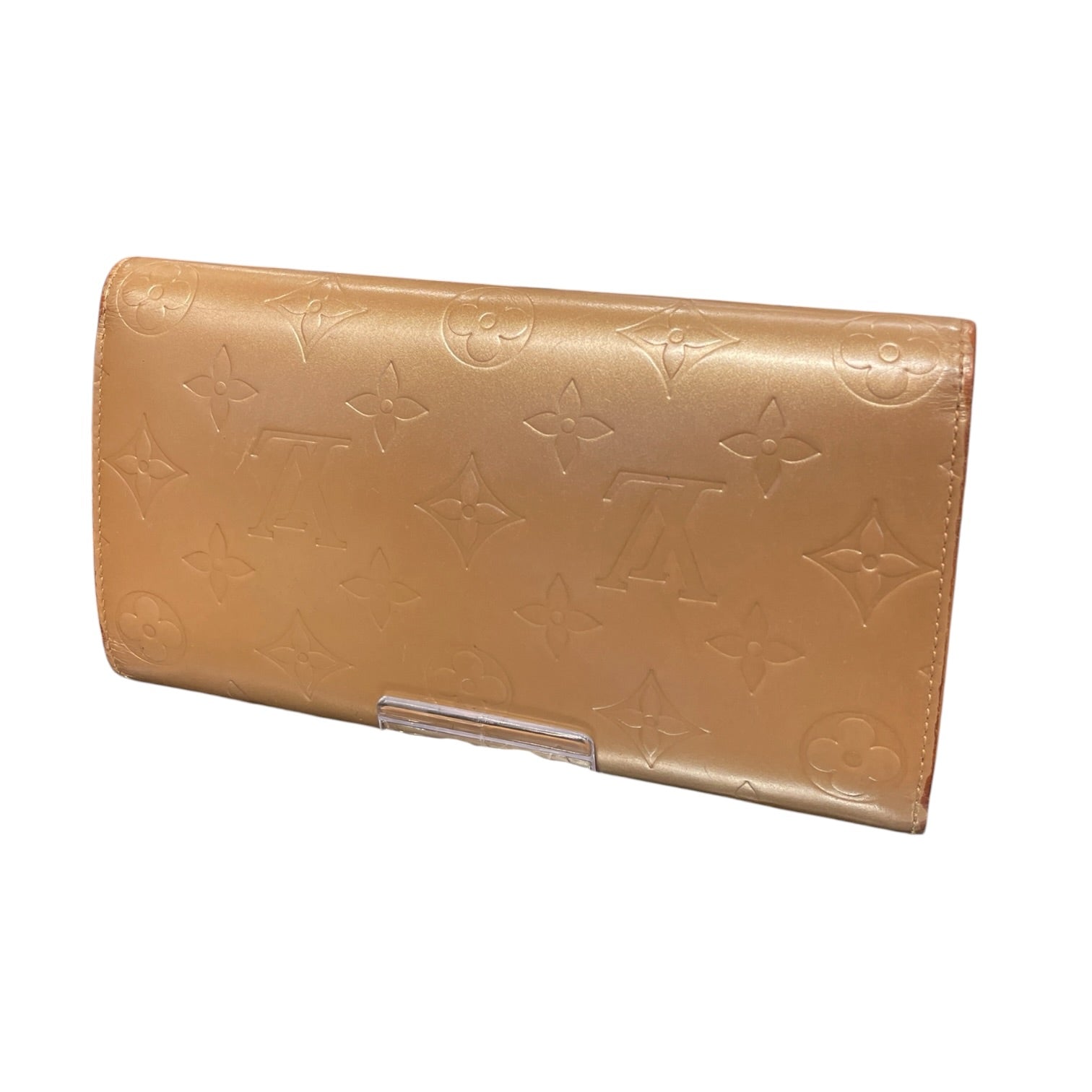 LOUIS VUITTON/Trifold Wallet/Monogram/Leather/GLD/Vernis Trifold Wallet view 2
