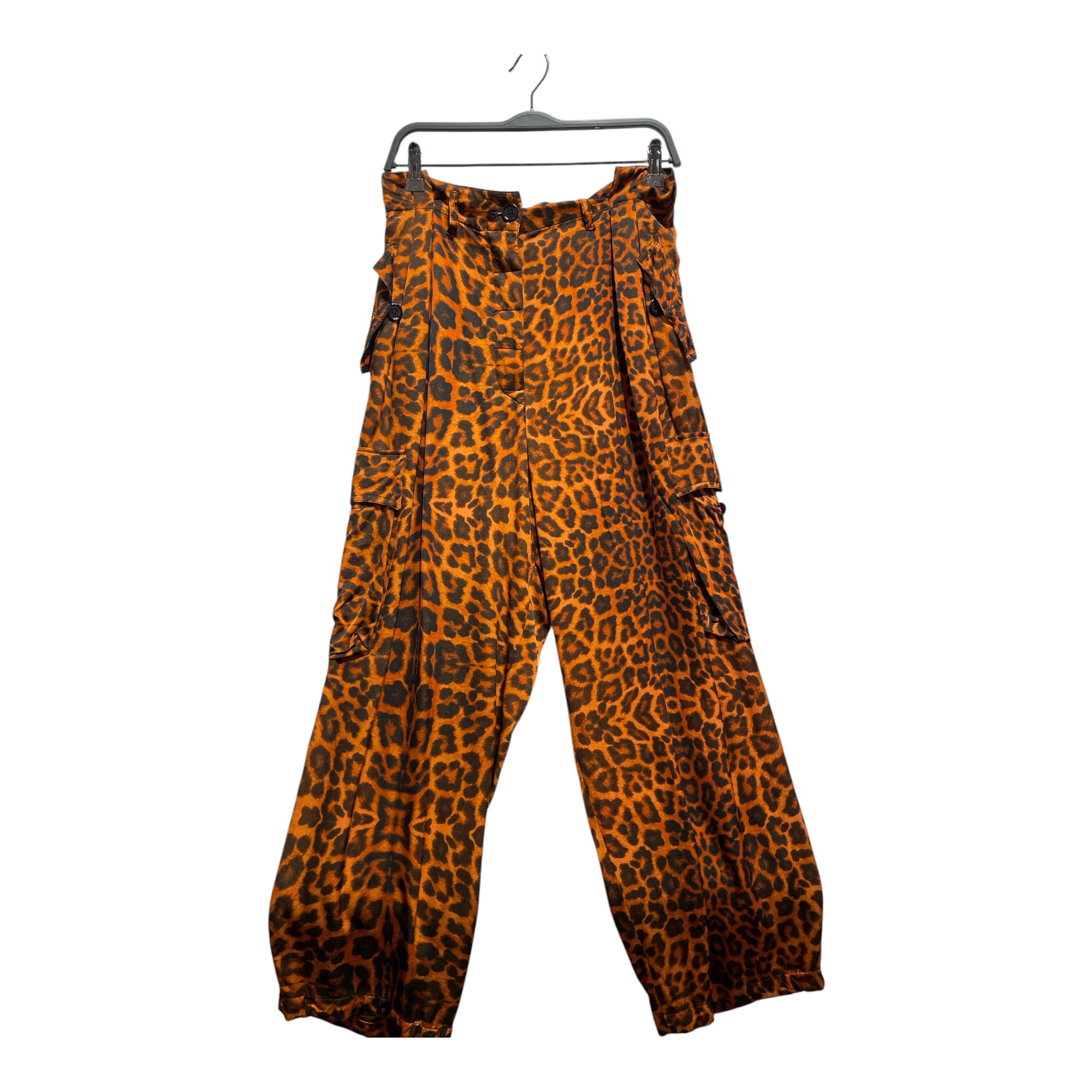 DRIES VAN NOTEN/Wide Leg Pants/36/Animal Pattern/ORN/ view 1