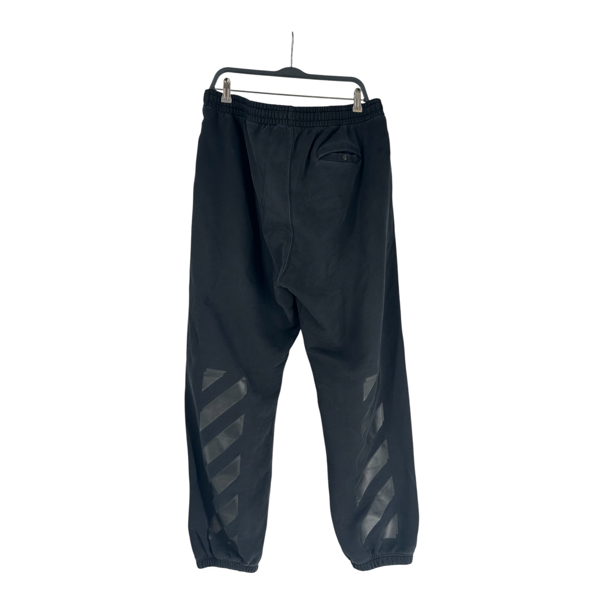OFF-WHITE/Straight Pants/XXL/Cotton/BLK/DOUBLE BLACK SWEATS view 2