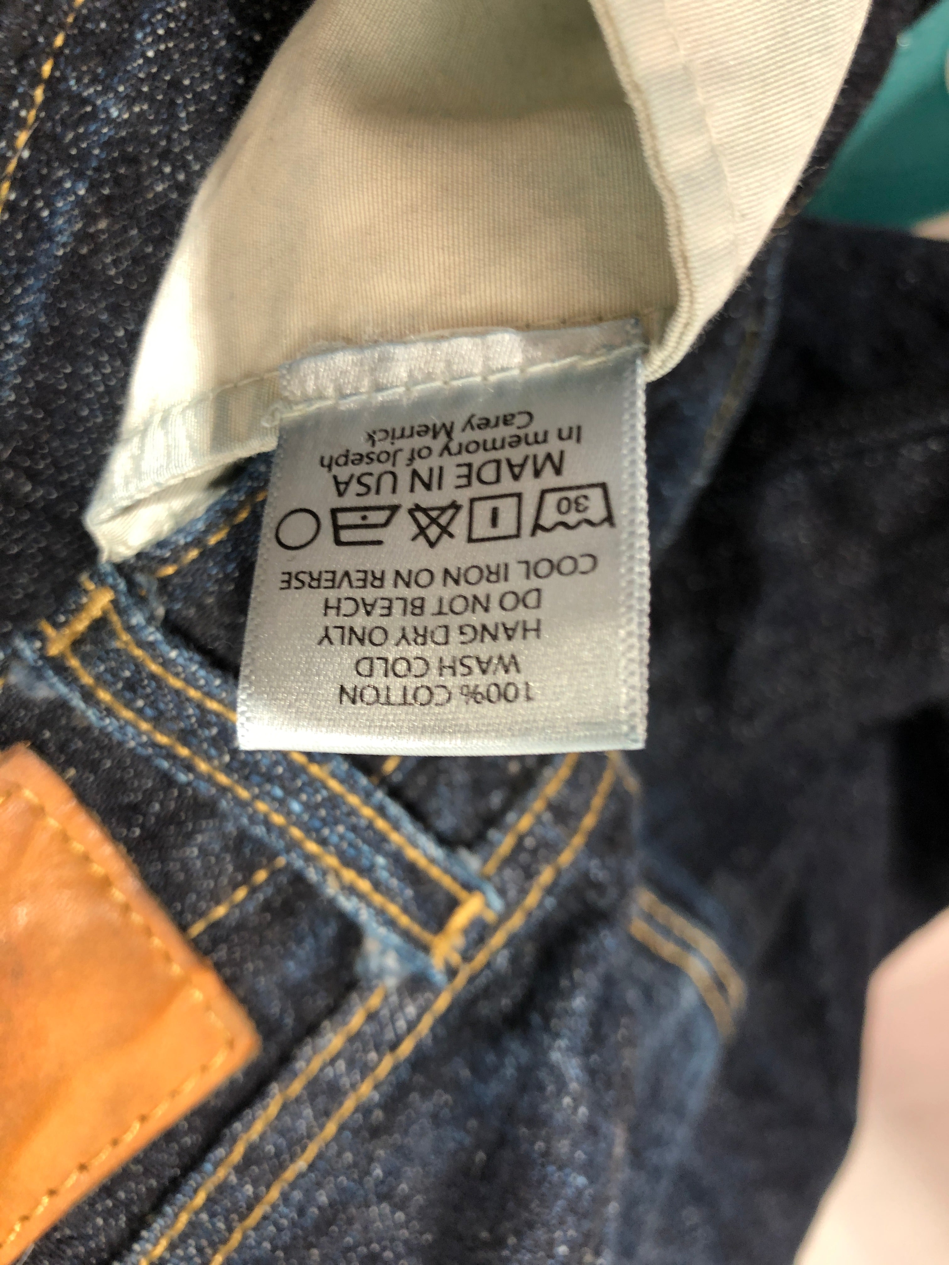 Brain Dead/Pants/34/Denim/NVY/Button Fly/ view 7