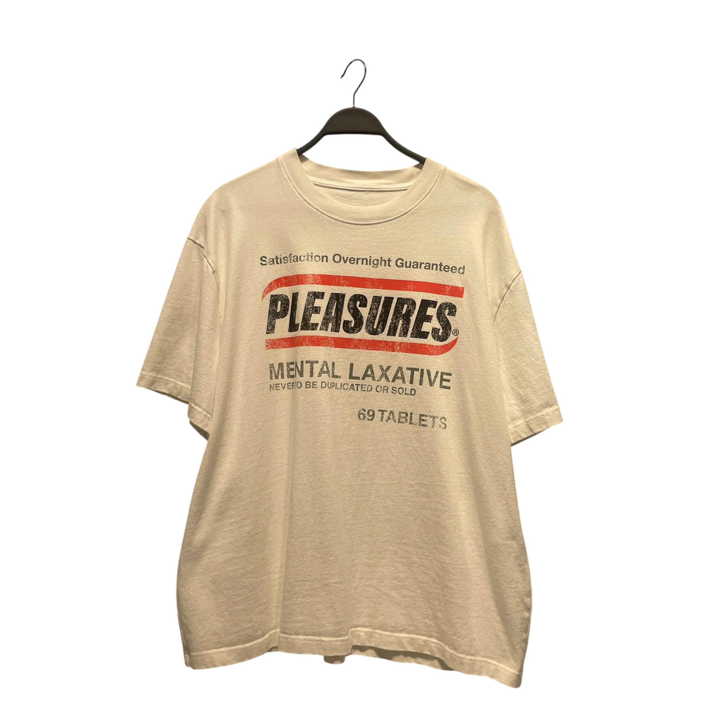 Pleasures/T-Shirt/L/Cotton/WHT/ view 1