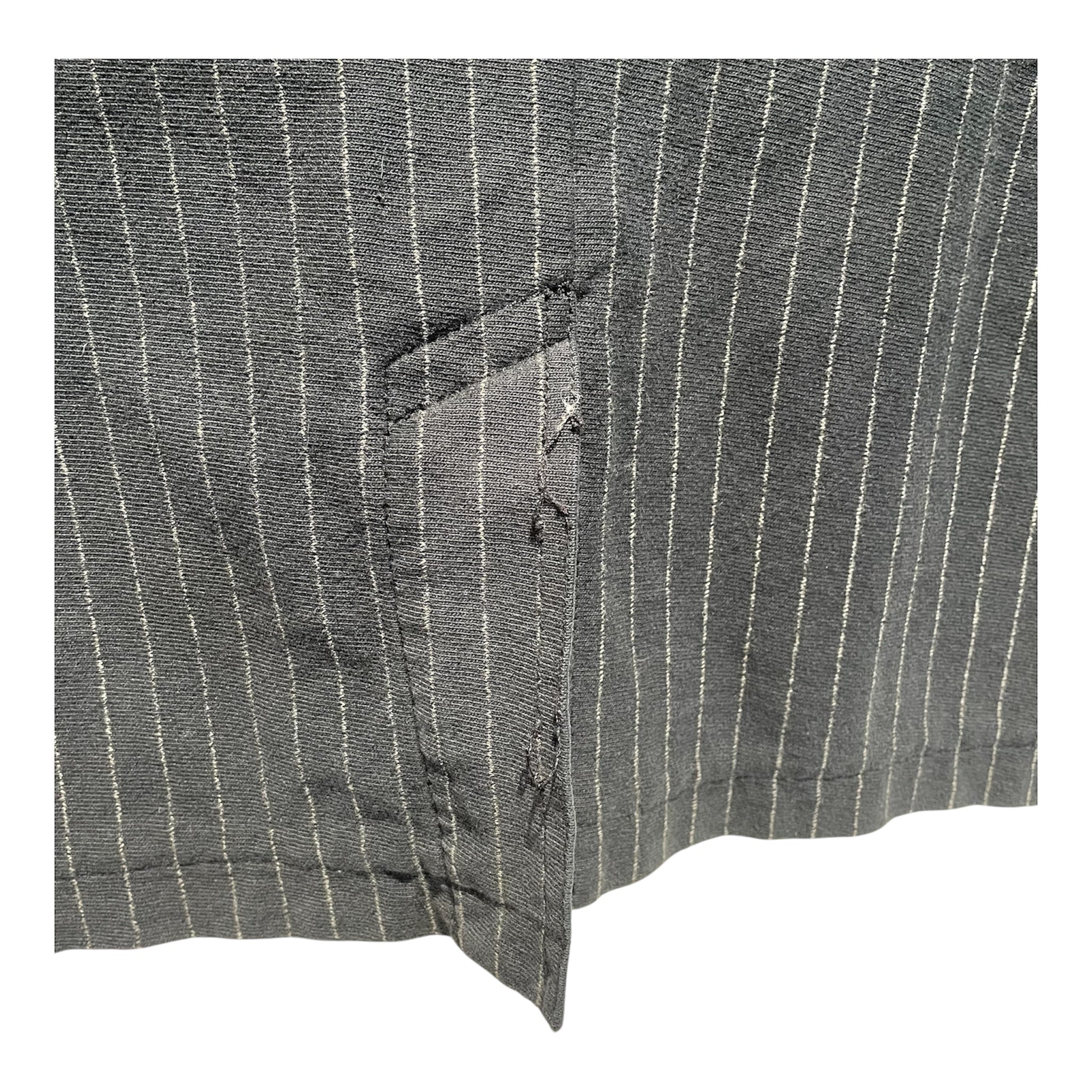 RALPH LAUREN/Coat/M/Cotton/BLK/Stripe/long coat pinstripe view 3