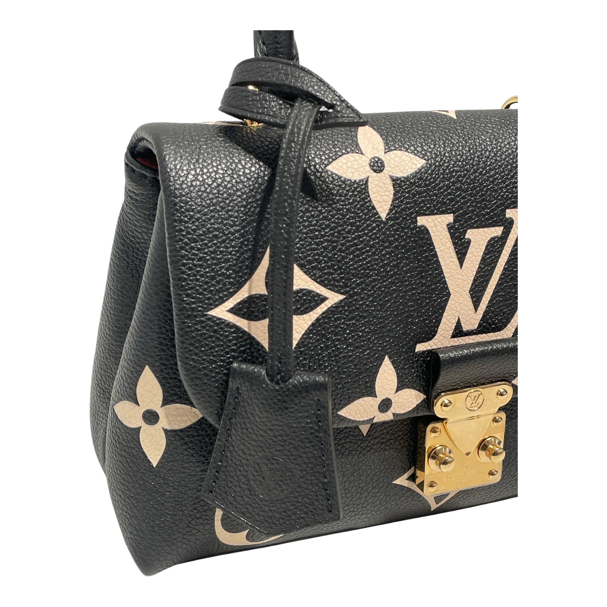 LOUIS VUITTON/Cross Body Bag/All Over Print/Leather/BLK/Madeleine BB view 3