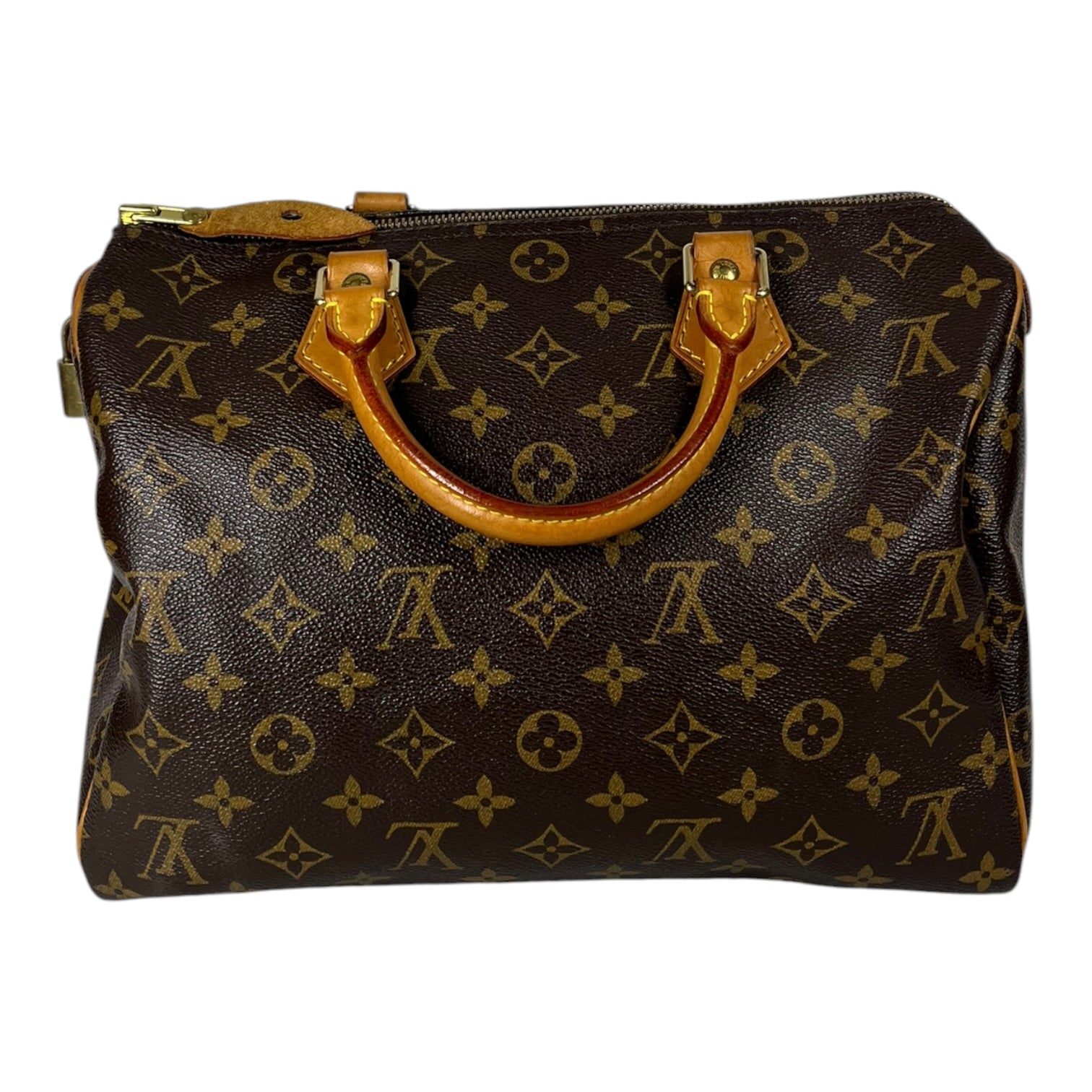 LOUIS VUITTON/Hand Bag/Monogram/Leather/BRW/SPEEDY 30 view 2