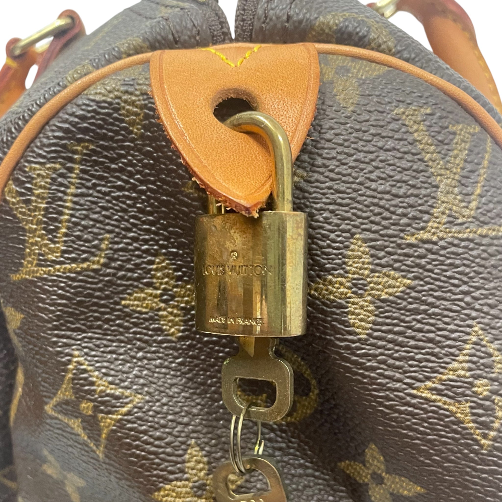 LOUIS VUITTON/Bag/Monogram/Leather/BRW/1992 Speedy VI 0942 view 5