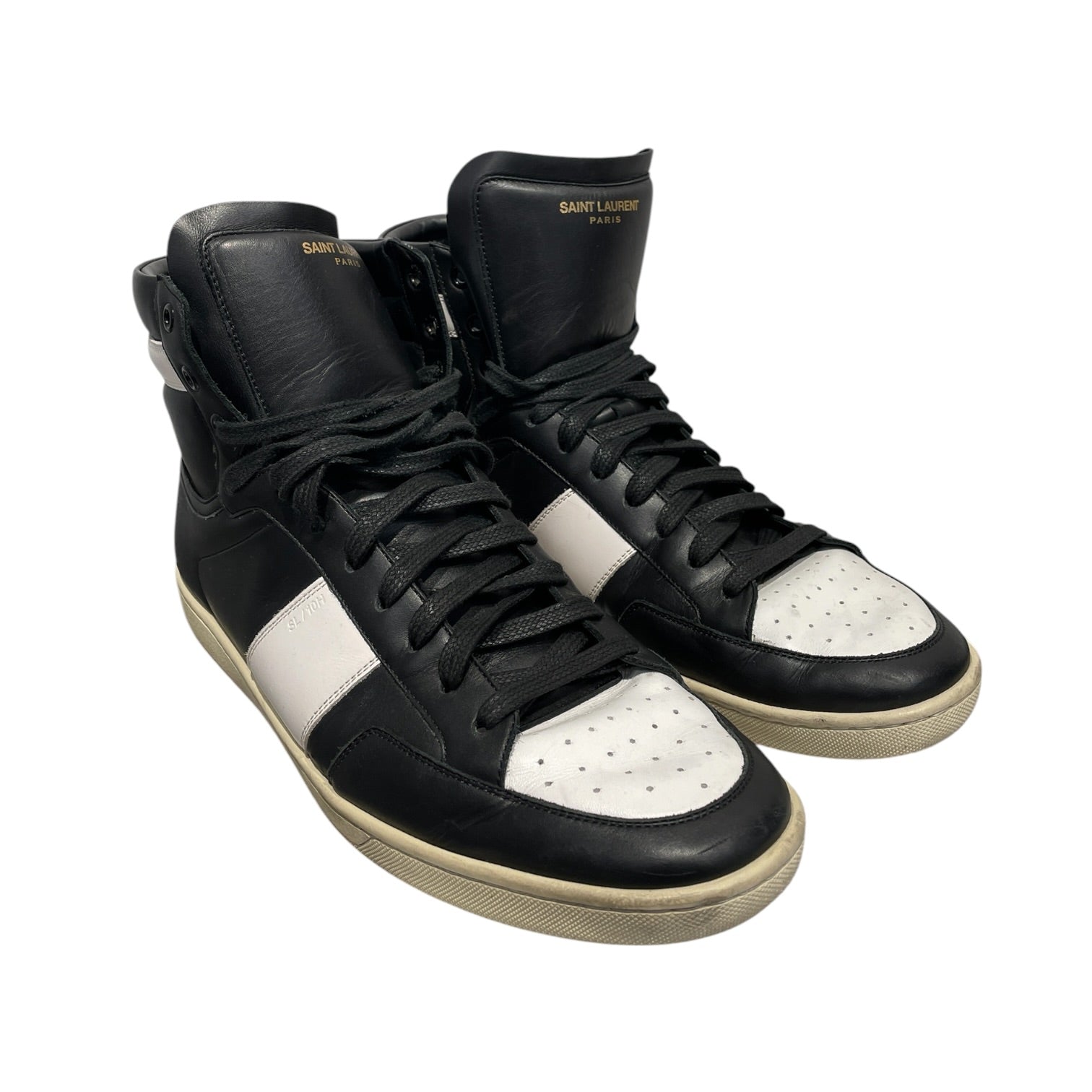 YVES SAINT LAURENT/Hi-Sneakers/EU 44/Leather/BLK/COURT CLASSICS view 1