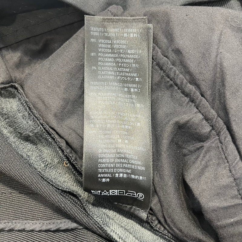 BALENCIAGA/Pants/38/Polyester/BLK/SILK STRIPE FLARE