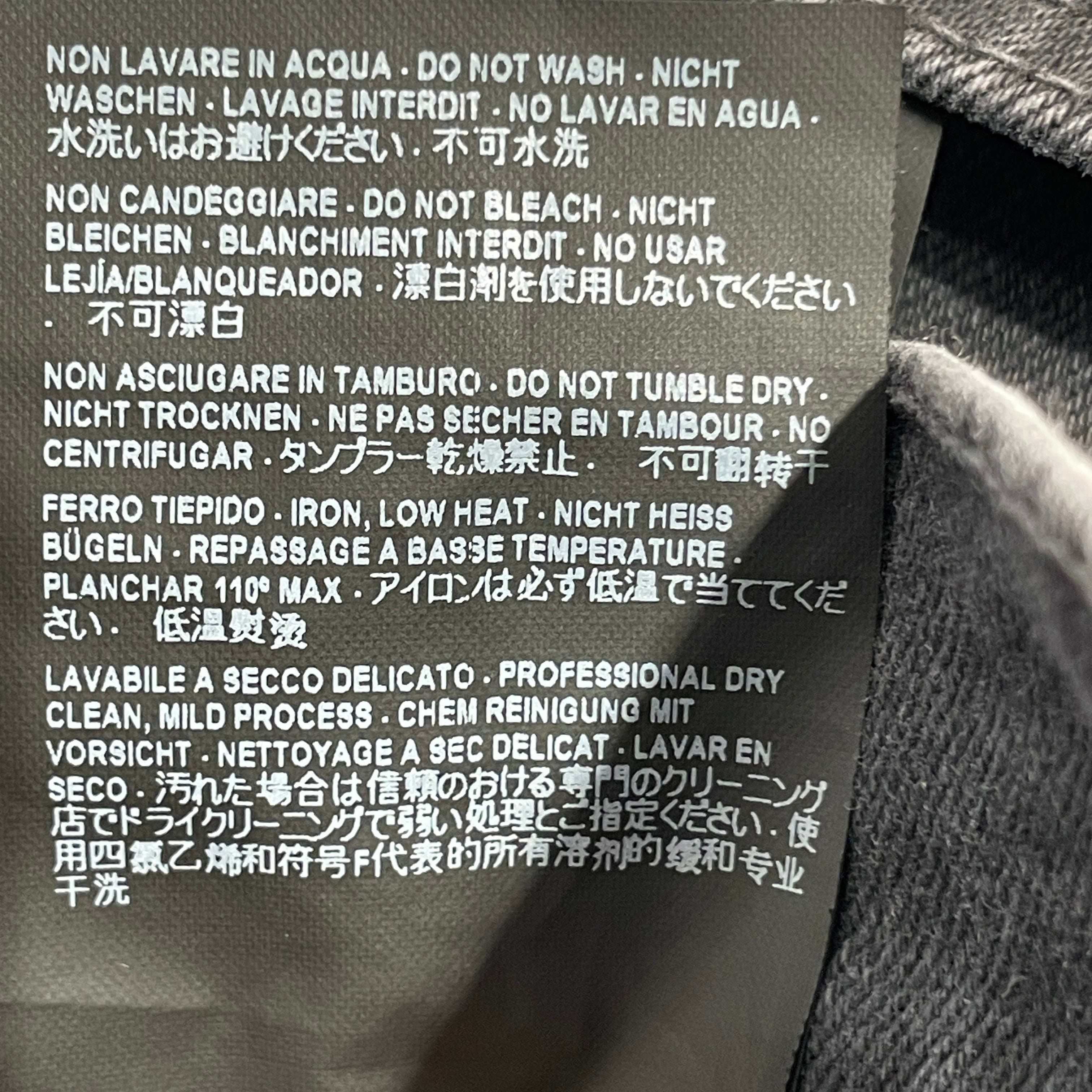BALENCIAGA/Skinny Pants/40/Denim/BLK/FADED LOW RISE SKINNIES view 3