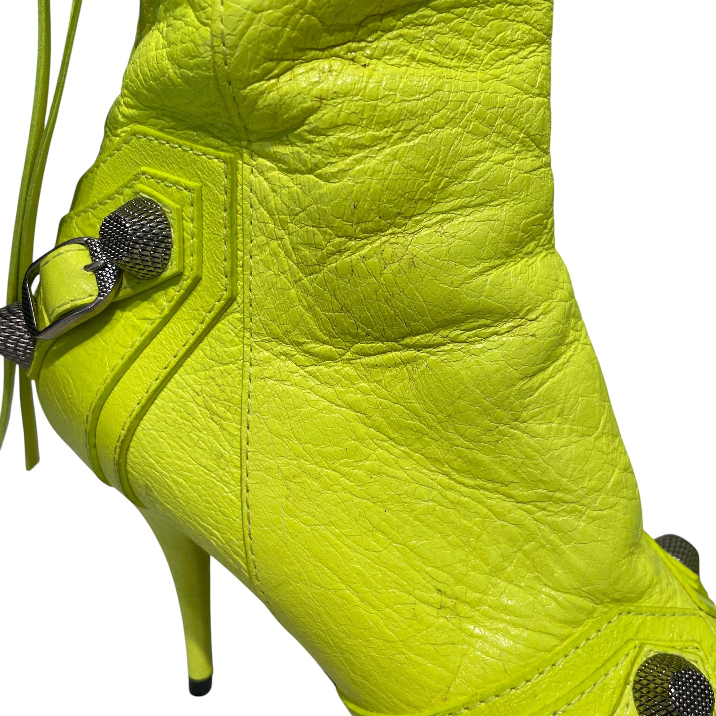 BALENCIAGA/Long Boots/EU 36.5/Leather/YEL/Cagile Knee High Boot view 5