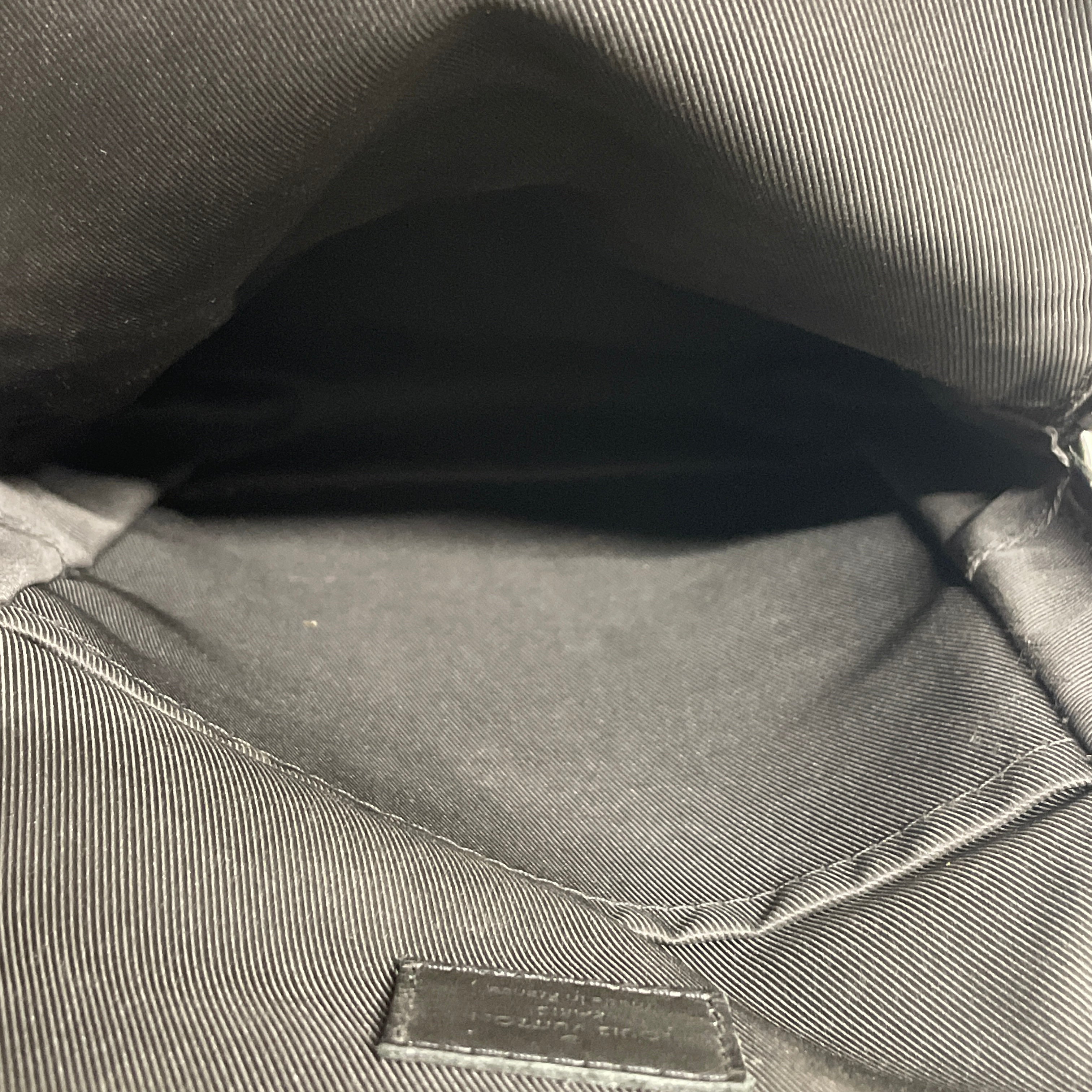 LOUIS VUITTON/Bag/Leather/BLK/CHECKERED BACKPACK view 3