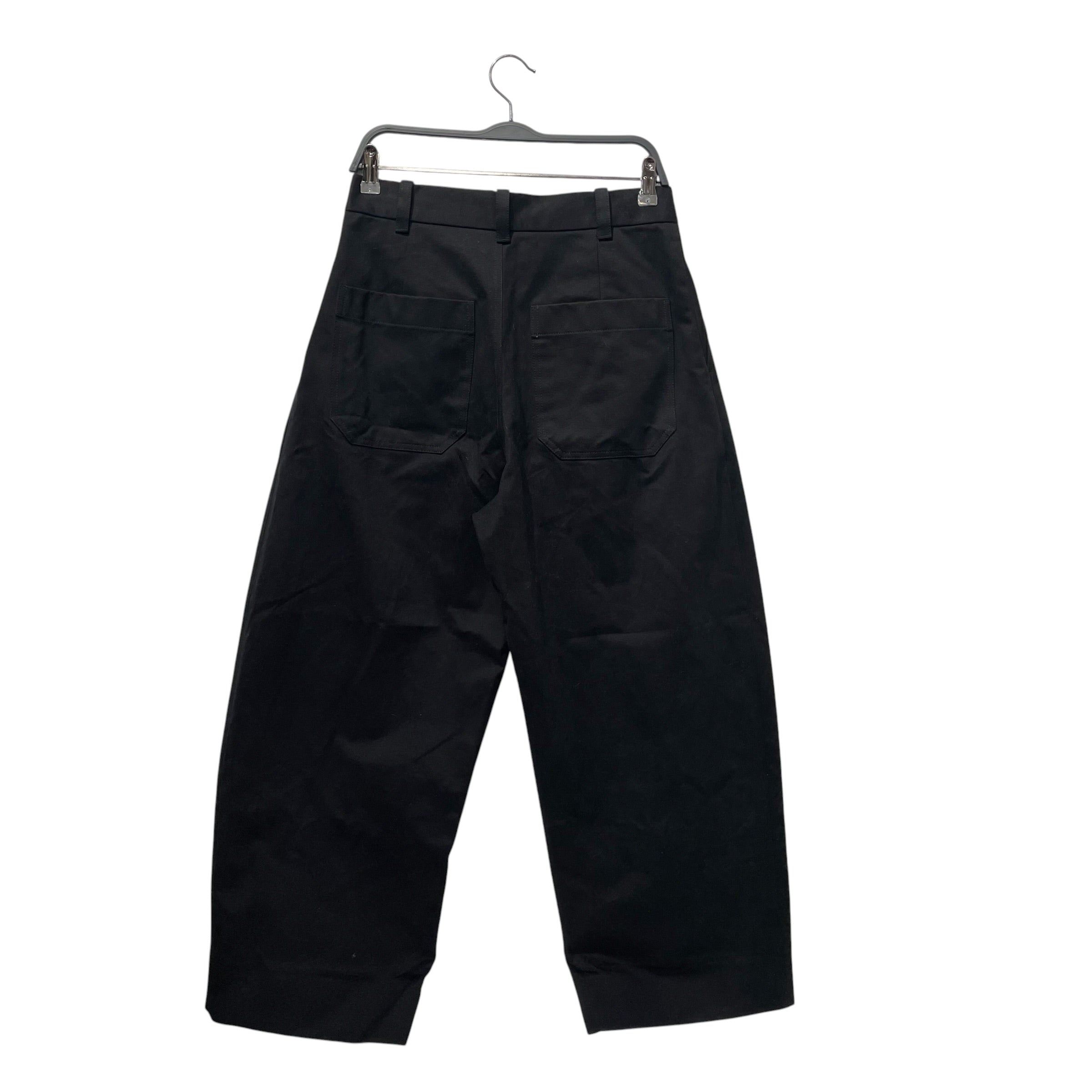 STUDIO NICHOLSON/Pants/S/Cotton/BLK/StudioNicholson Sorte Pleated view 2