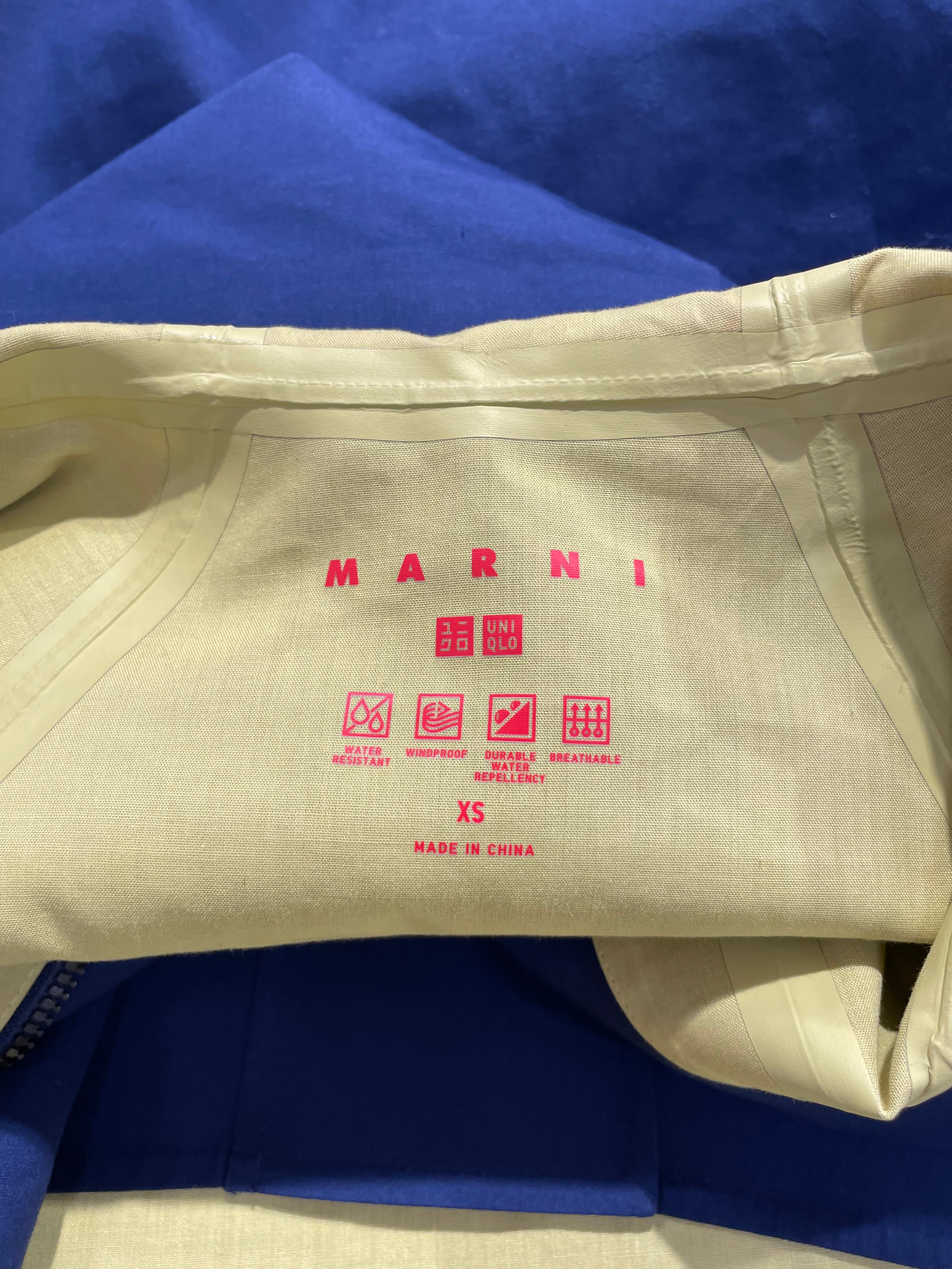 UNIQLO×MARNI/Windbreaker/XS/Polyester/NVY/Colorblock Windbreaker view 3