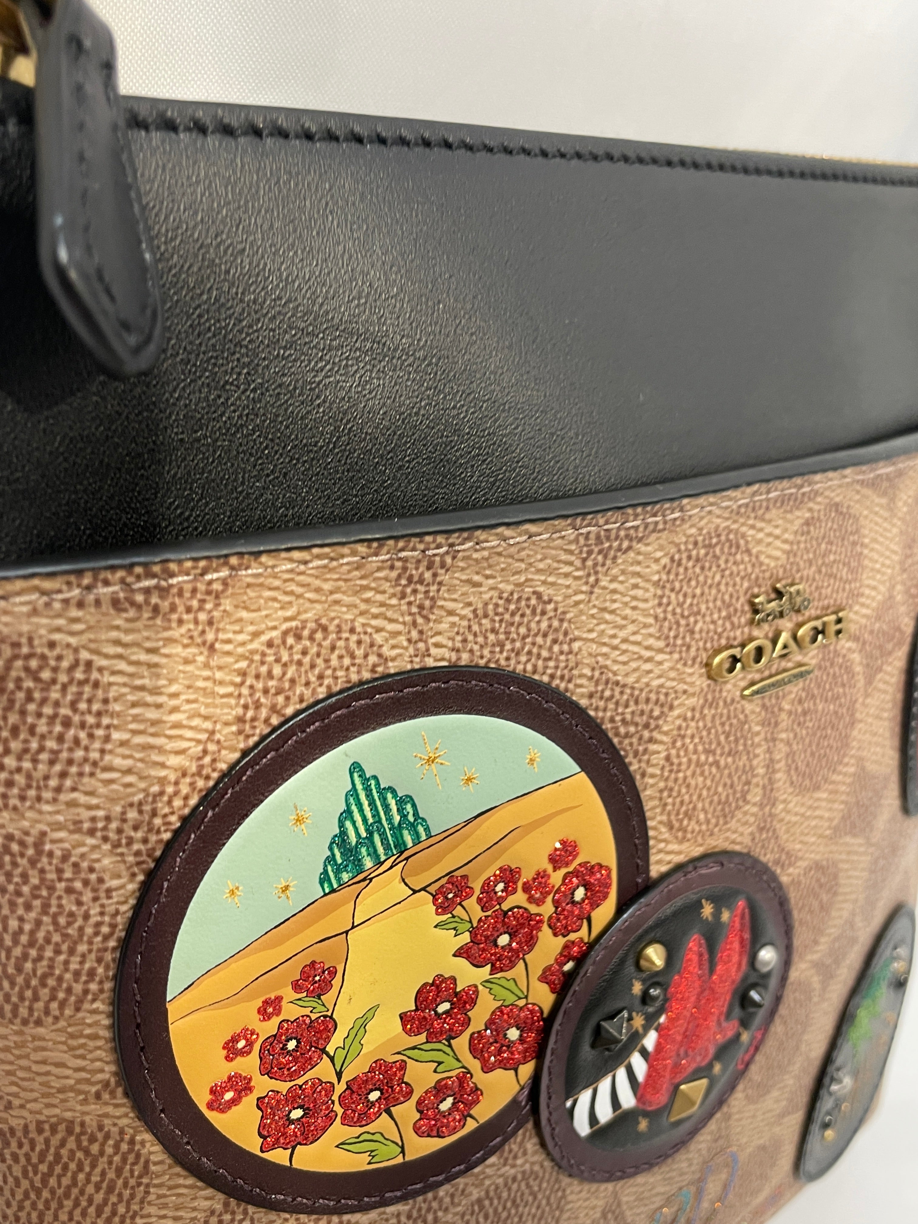 COACH/Cross Body Bag/Monogram/Leather/CML/wizard of oz patch view 6