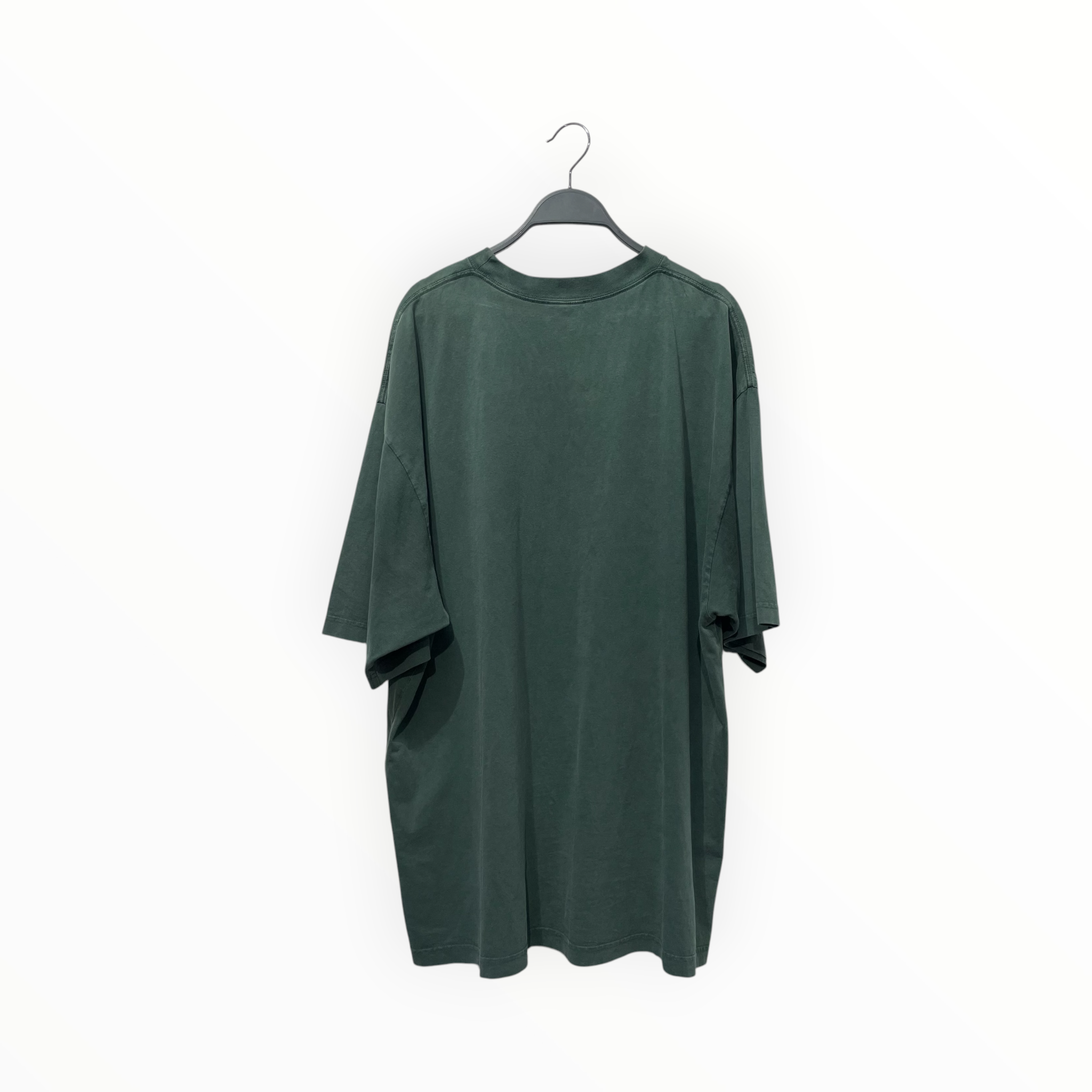BALENCIAGA/T-Shirt/XL/Cotton/GRN/RED STITCHED LOGO view 2