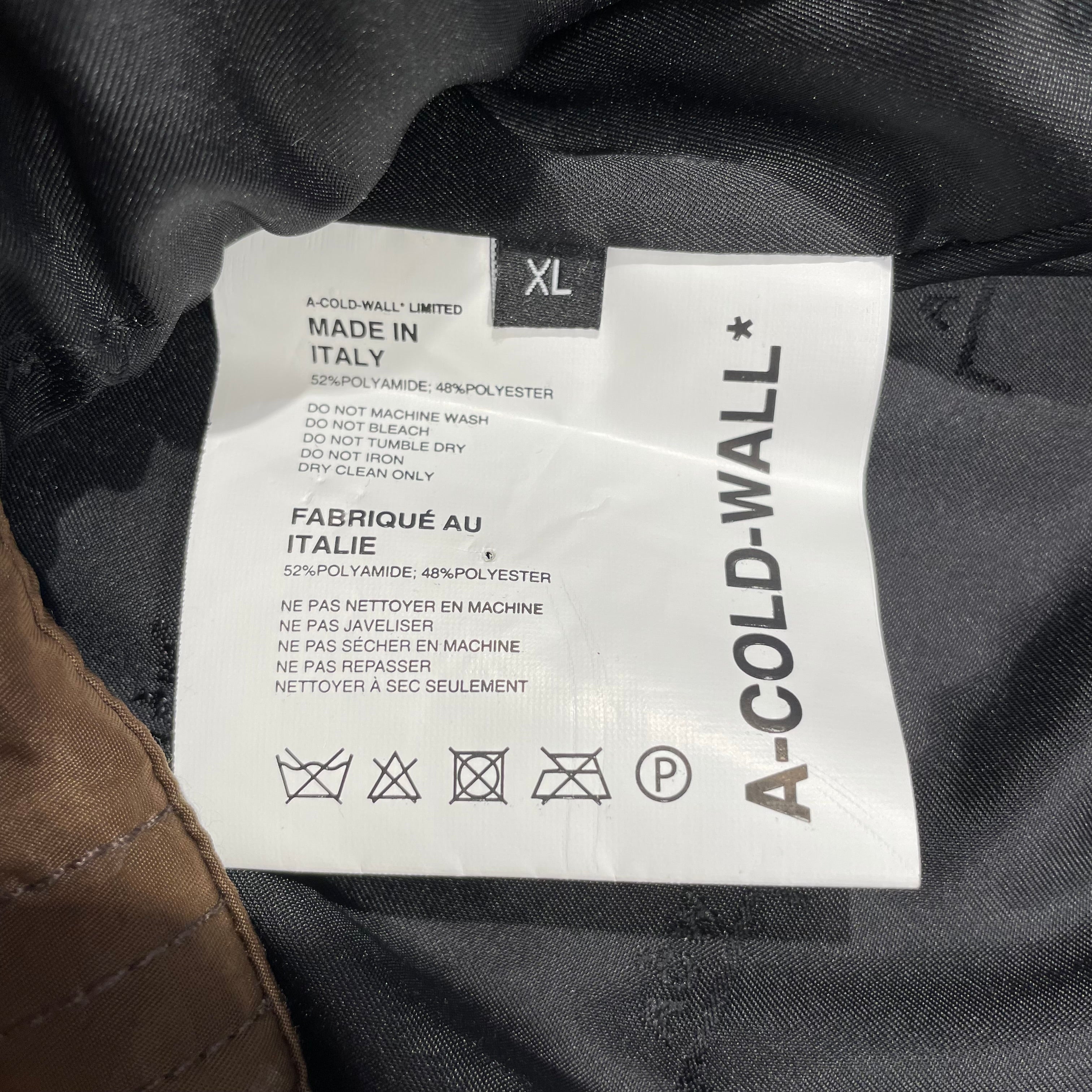 A-COLD-WALL/Coat/XL/BRW/QUILTED SULIVEN JACKET view 4