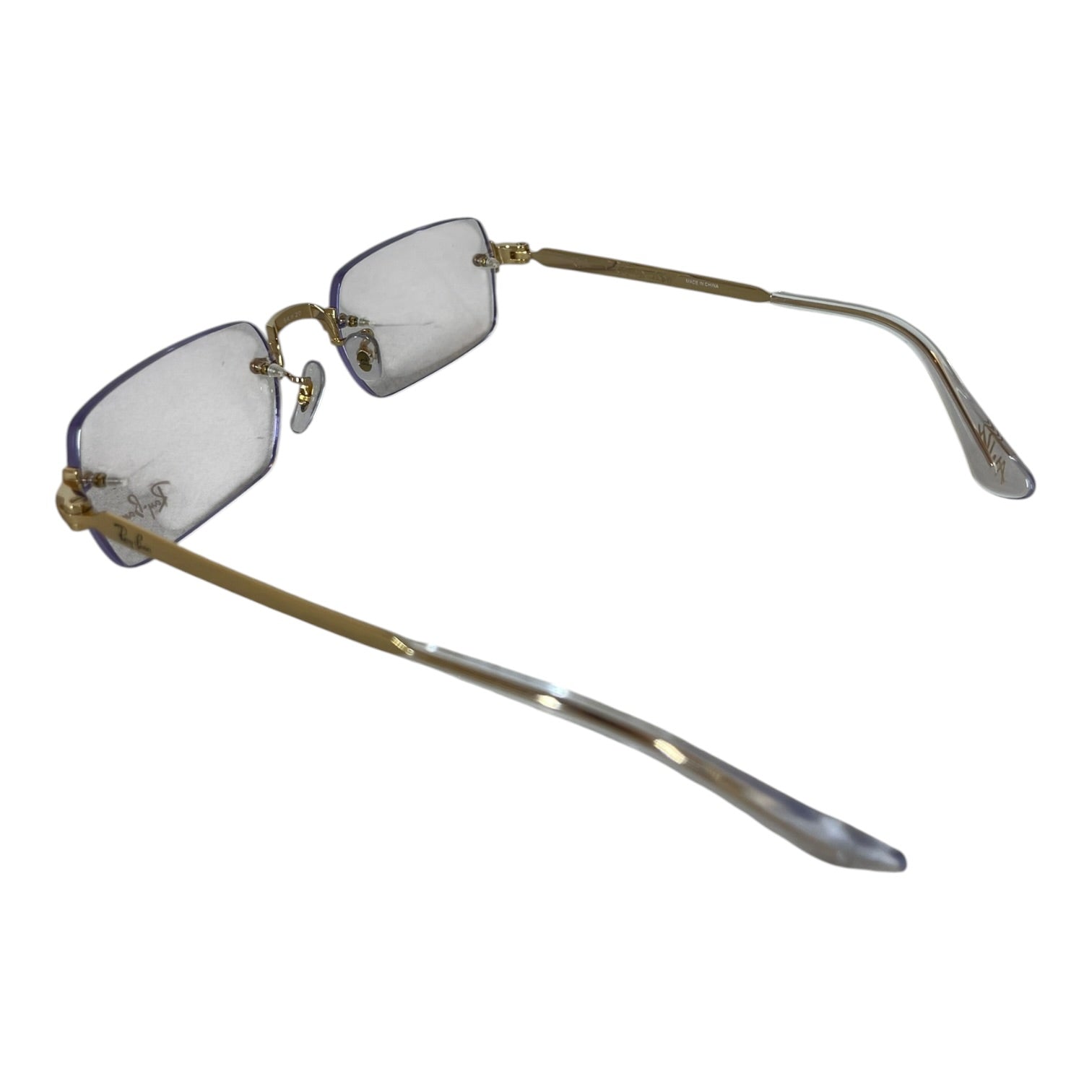 Ray-Ban/Glasses/Celluloid/GLD/clear frame/AWGE view 2