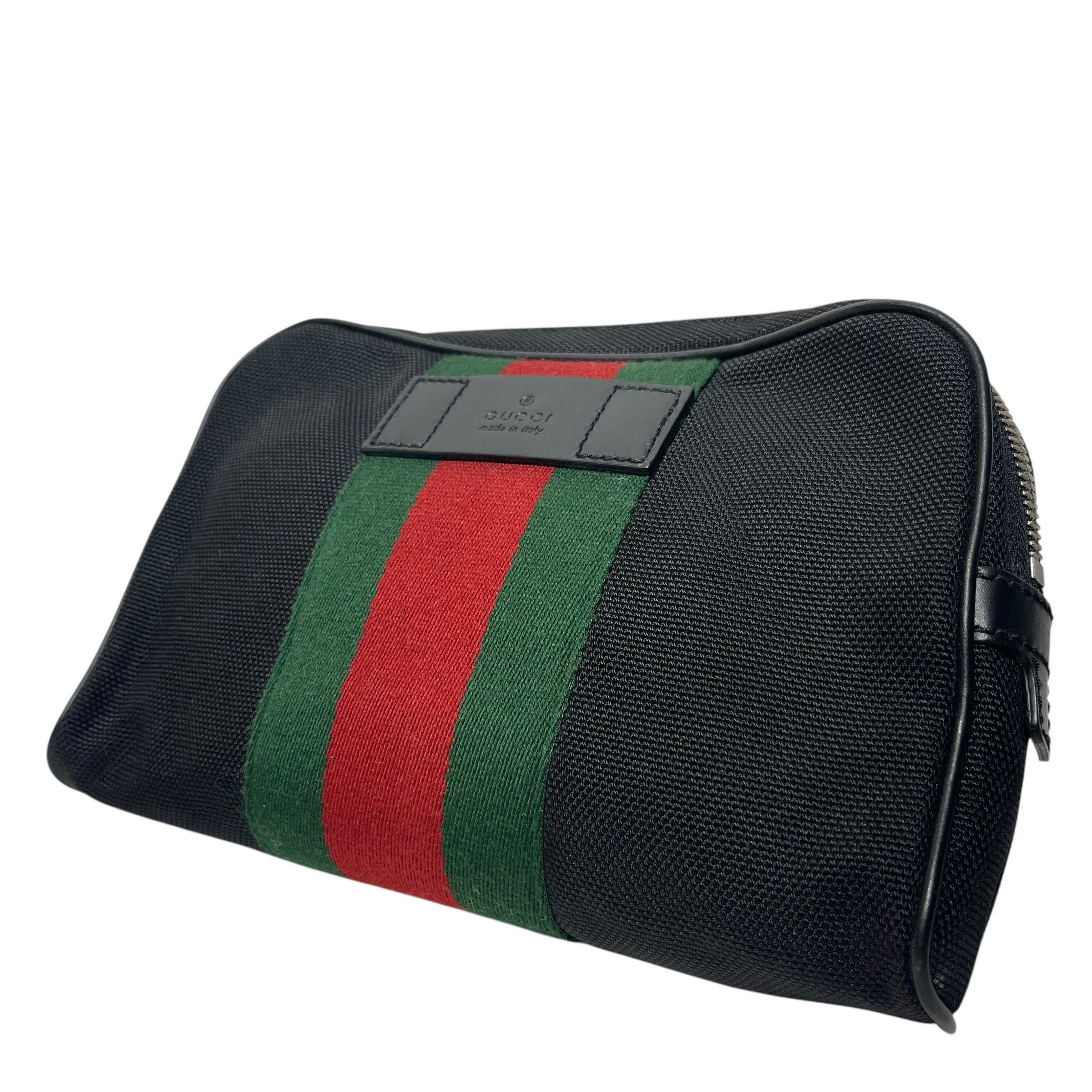GUCCI/Fanny Pack/Polyester/BLK/STRIPE view 1