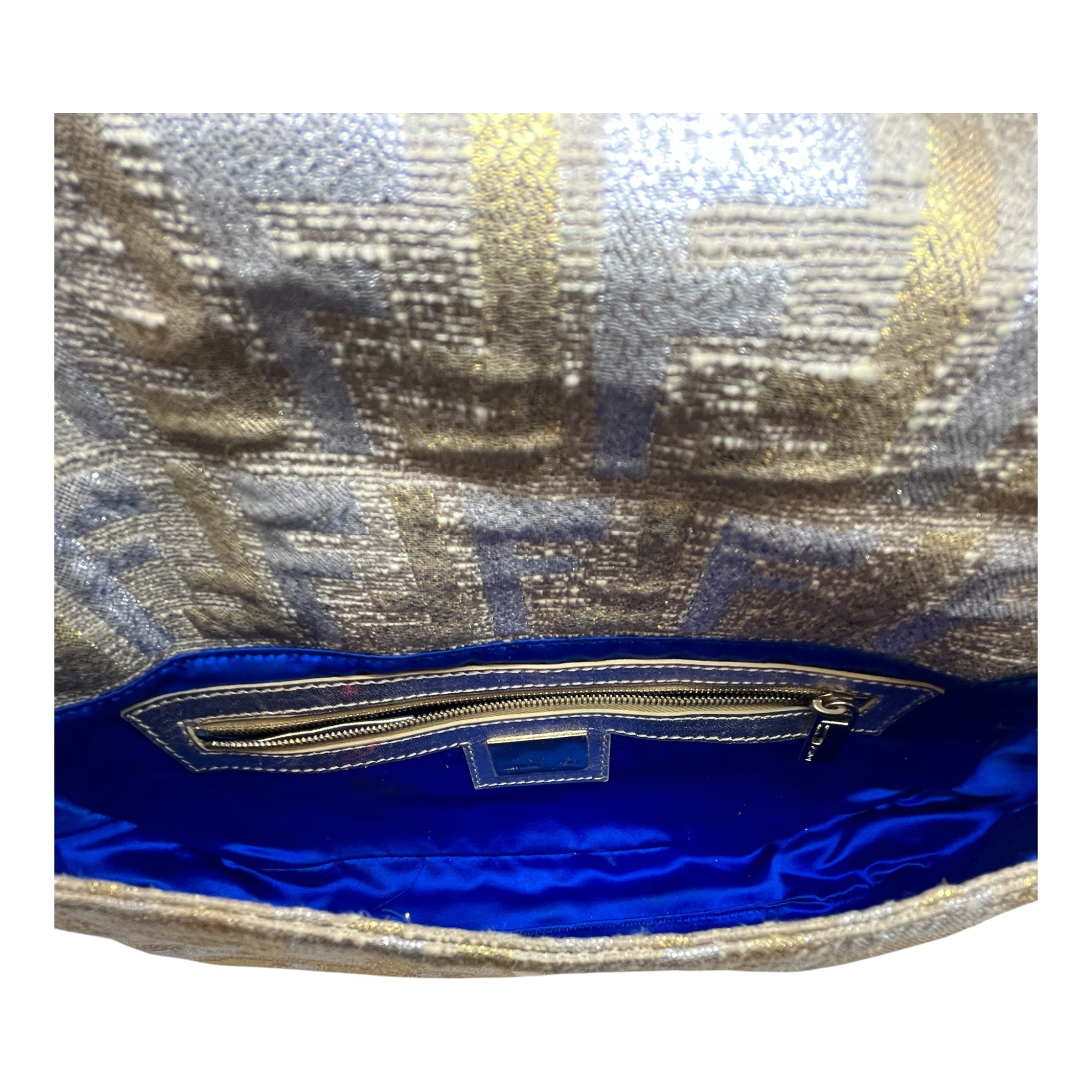 FENDI/Hand Bag/Monogram/BEG/ZUCCA FF BAGUETTE SLV/GLD view 7