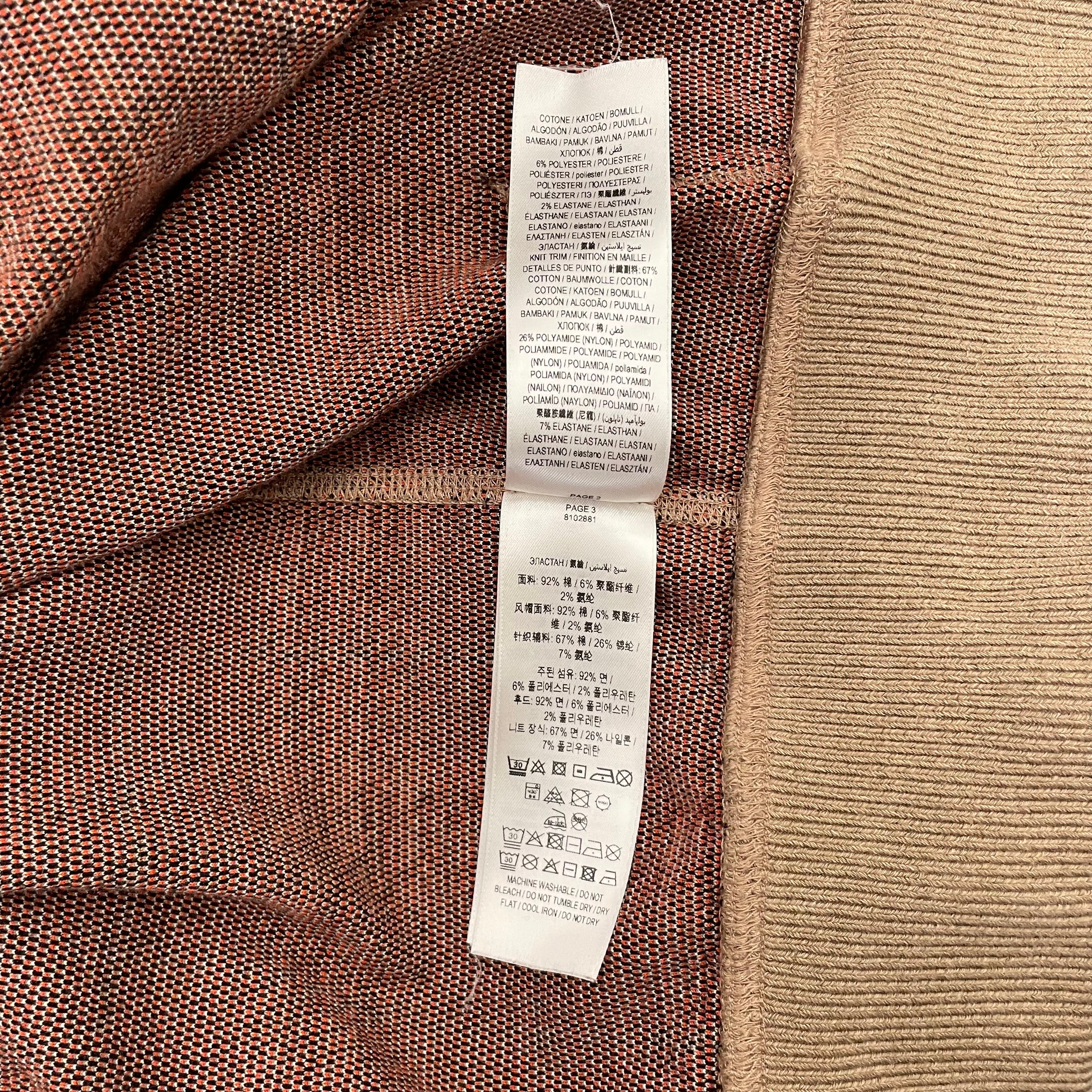 BURBERRY/Zip Up Hoodie/M/Plaid/Cotton/BEG/ view 5