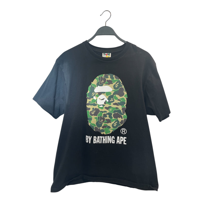 BAPE/T-Shirt/XL/Cotton/BLK/Camouflage/BAPE CAMO BY BATHING APE TEE