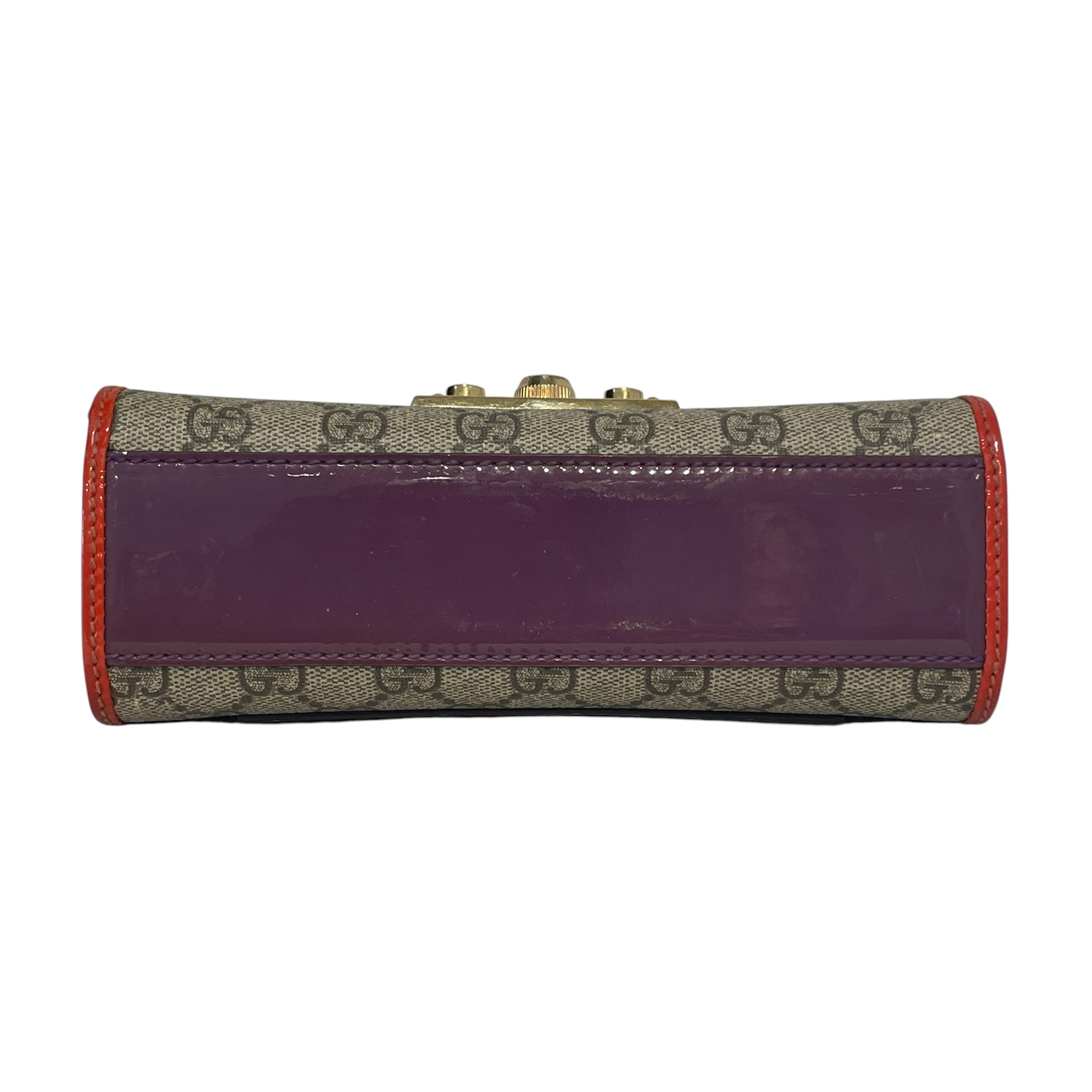 GUCCI/Bag/Monogram/Leather/MLT/Supreme Padlock Crossbody view 3